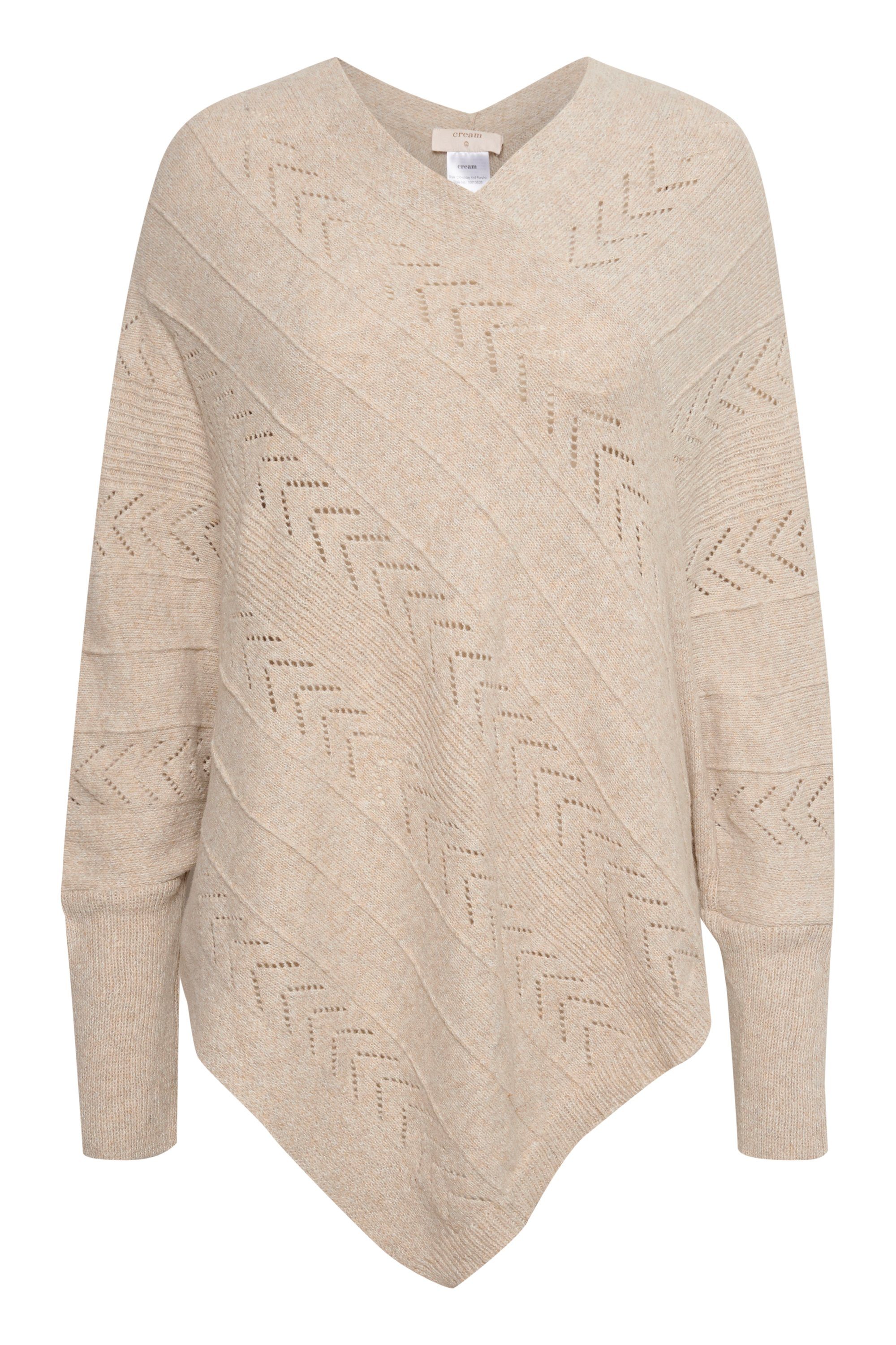 Cream Strickponcho Poncho CRHoliday