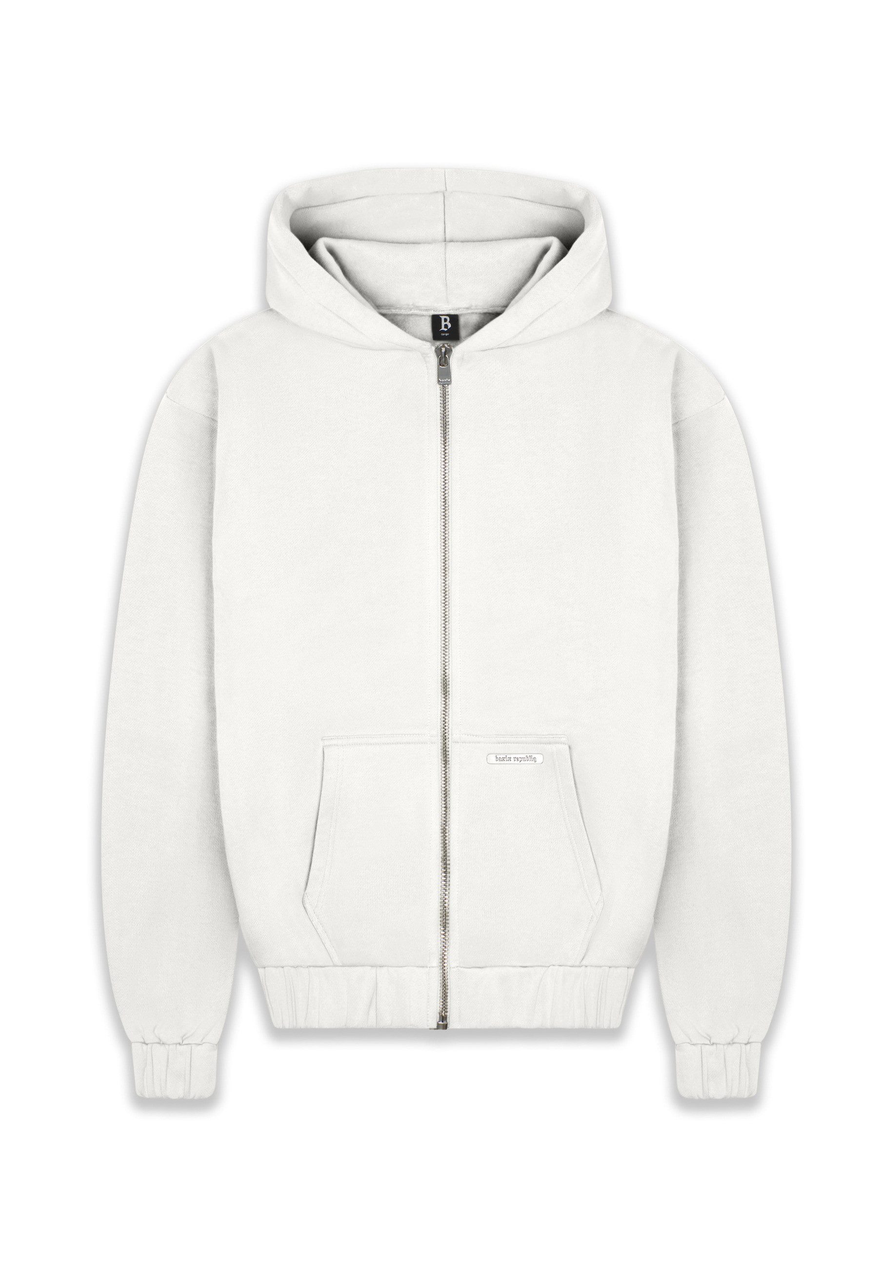 Dropsize Sweatjacke Dropsize Herren Super Heavy Blank Zip-Hoodie