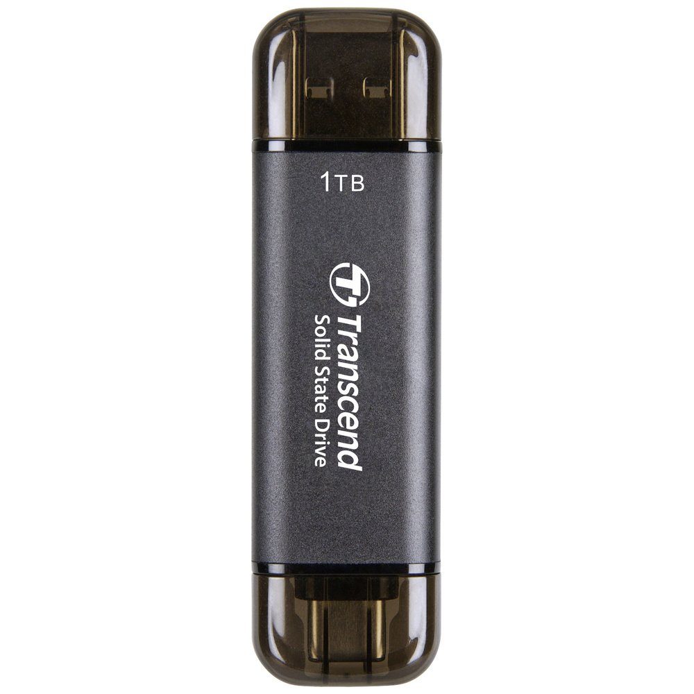 Transcend Transcend ESD310C 1 TB Externe SSD USB-A (USB 3.2 Gen 2), USB-C® Schwa externe SSD (1)