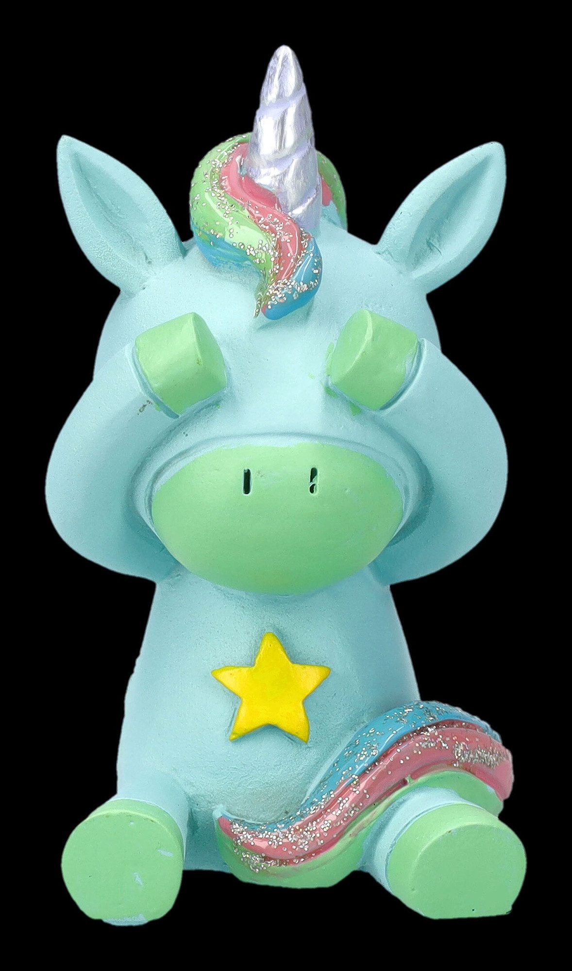 Figuren Shop GmbH Dekofigur Süße Einhorn-Figuren 3er Set - Nichts Böses - Fantasy Dekofigur Babys