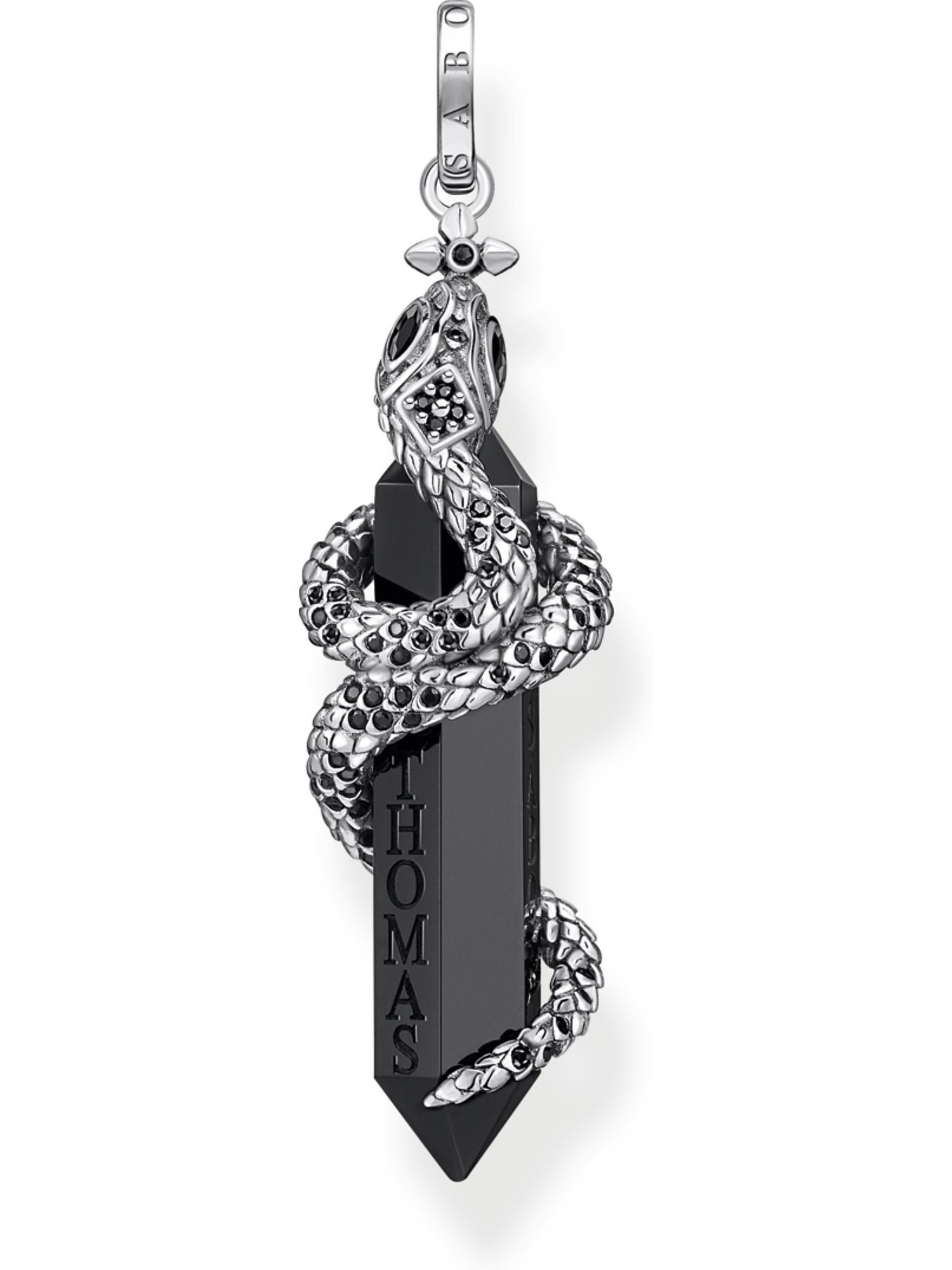 THOMAS SABO Kettenanhänger Thomas Sabo Unisex-Anhänger 925er Silber Zirkonia