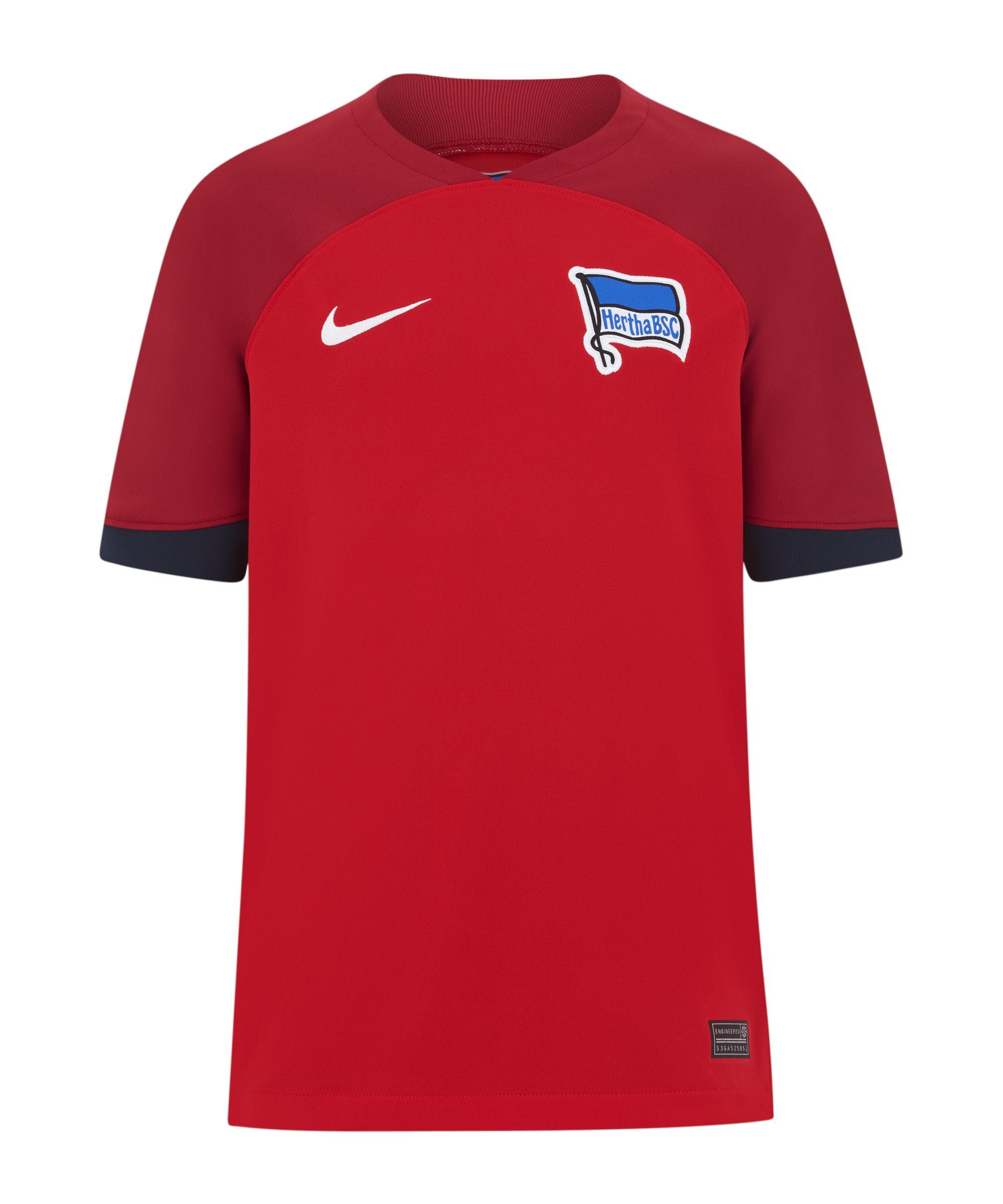 Nike Fußballtrikot Hertha BSC Trikot Kids 2023/2024 3rd rot