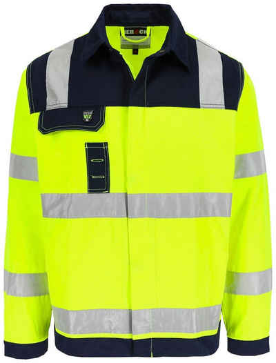 Herock Arbeitsjacke Hydros Hochsichtbar Jacke Hochwertig, 5 Taschen, eintellbare Bündchen, 5cm reflektierende Bänder