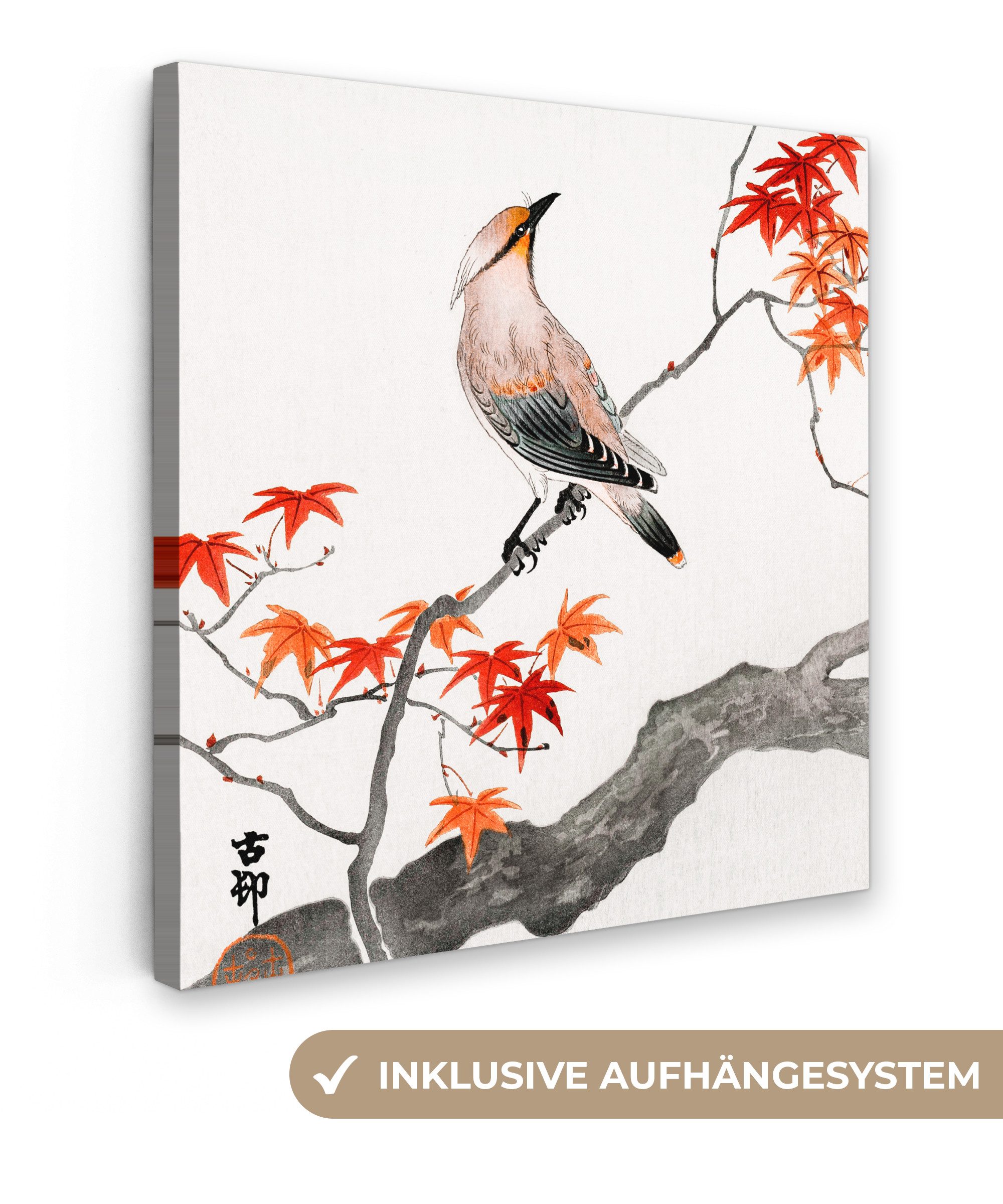 OneMillionCanvasses® Leinwandbild Vintage - Vogel - günstig online kaufen
