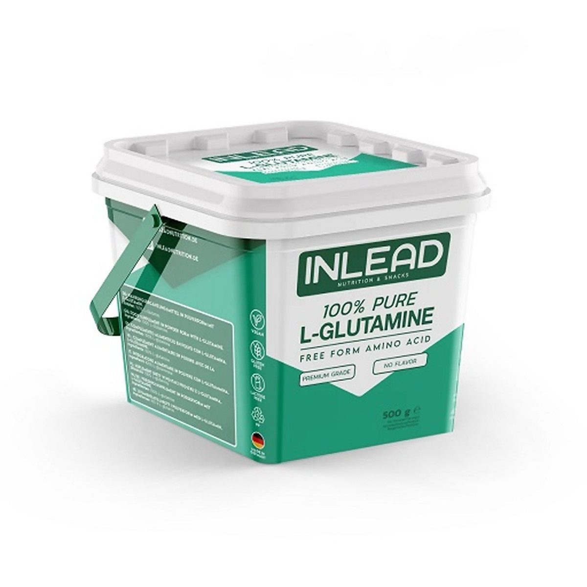 Inlead Nutrition GmbH & Co. KG L-Glutamine 500g Pulver, 500 g