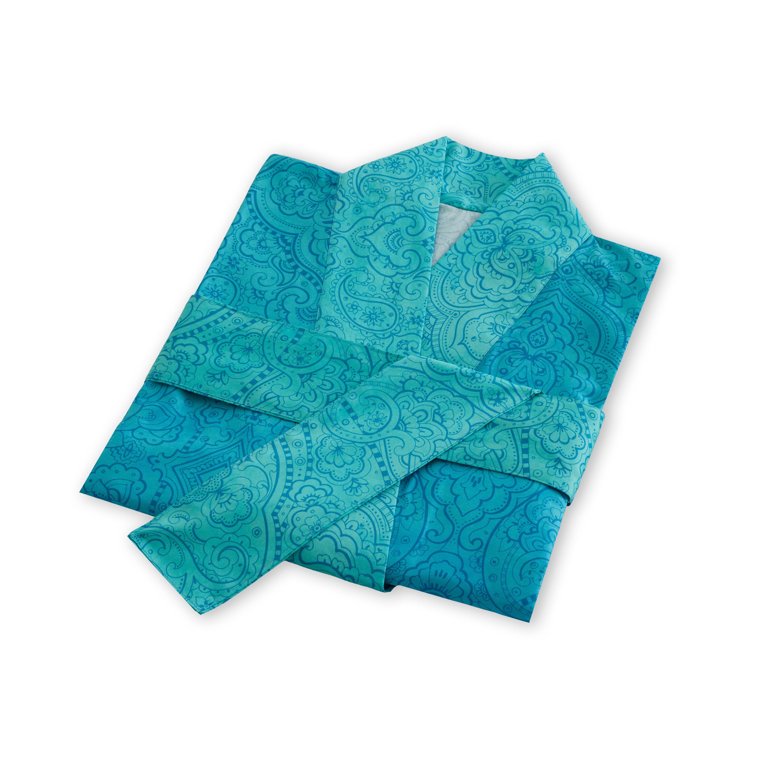 Bassetti Kimono DOLCEACQUA, Baumwolle, Gürtel, aus reiner Baumwolle