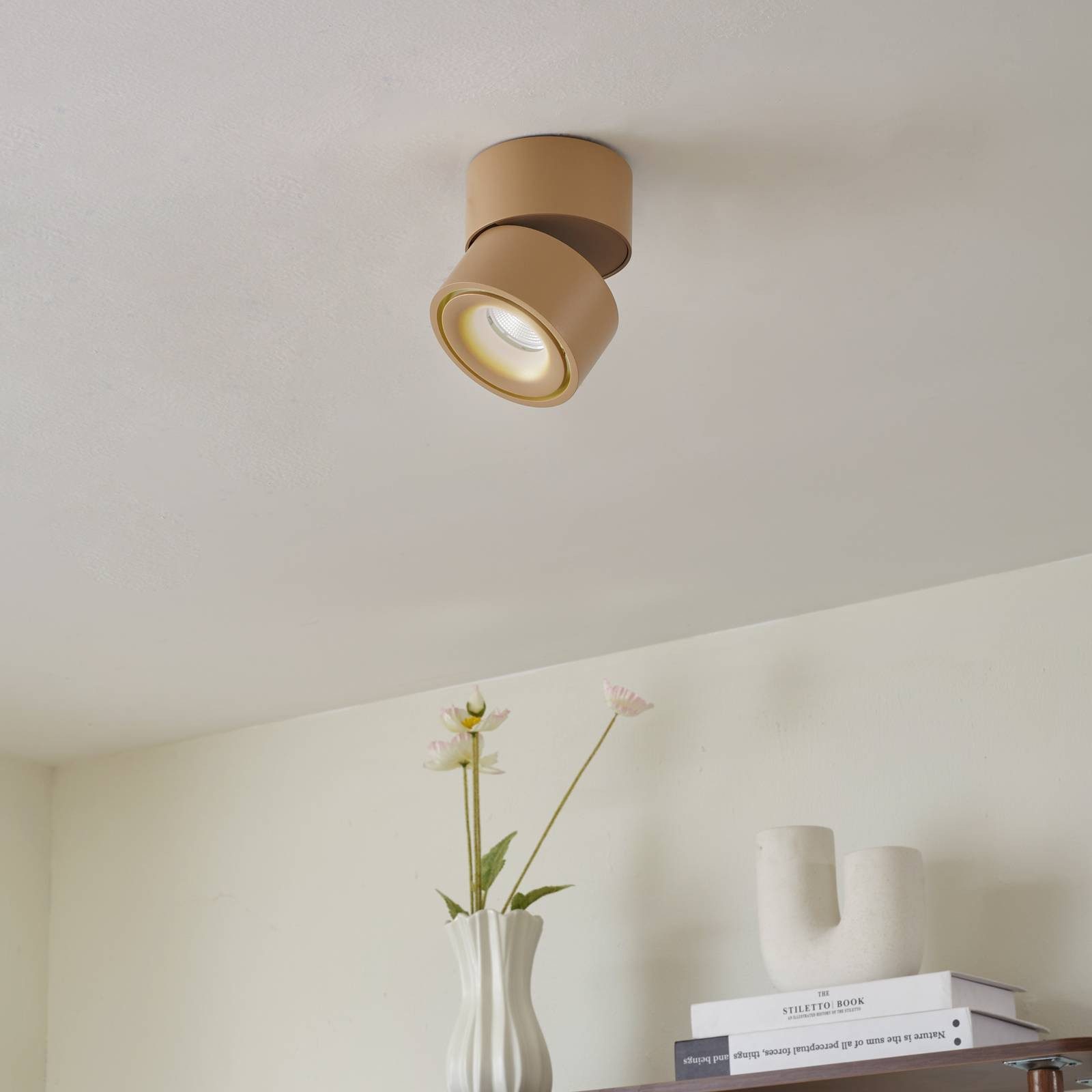 Arcchio Deckenstrahler Rotari, Nicht enthalten, 1 x 8,9 W LED, warmweiß