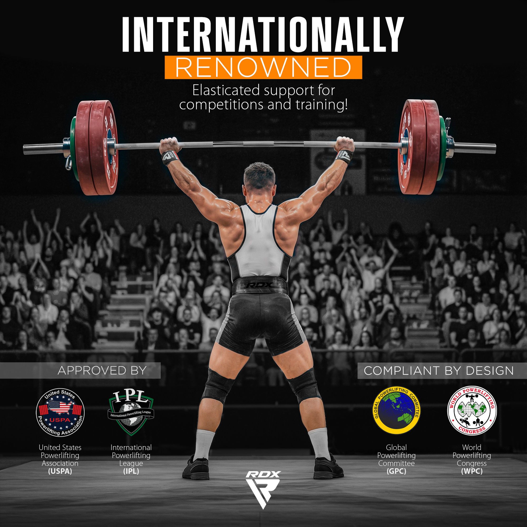 RDX Handgelenkstütze RDX Wrist Bandages, Gym Bandage Wrist Straps, Weightlifting Men Women