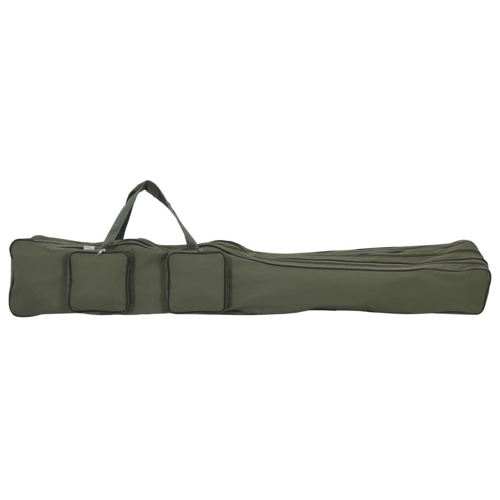vidaXL Angelrutentasche Angelrutentasche Dunkelgrün 150 cm Oxford-Gewebe