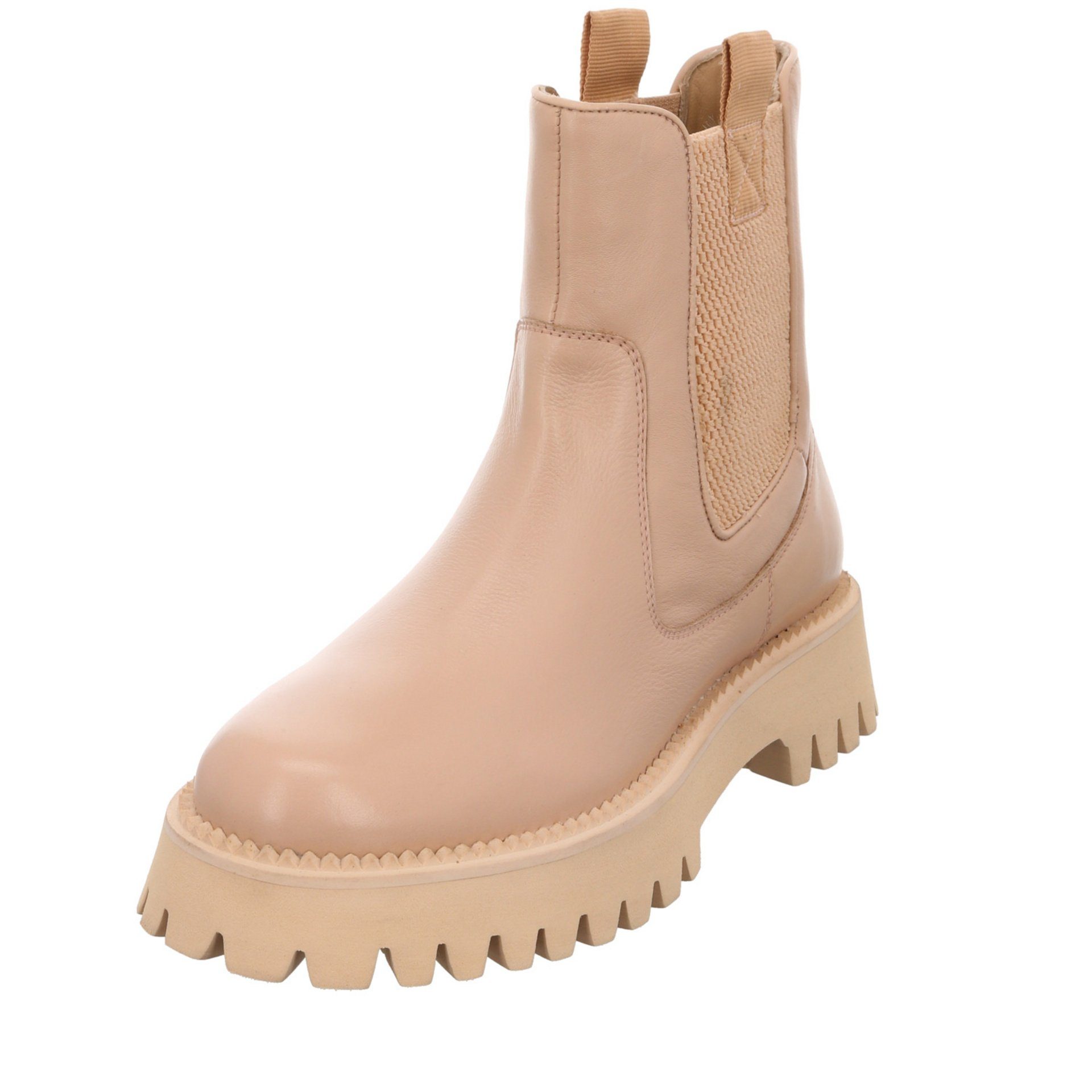 Ara Amsterdam Chelsea Boots Leder-/Textilkombination Chelseaboots Leder-/Textilkombination beige