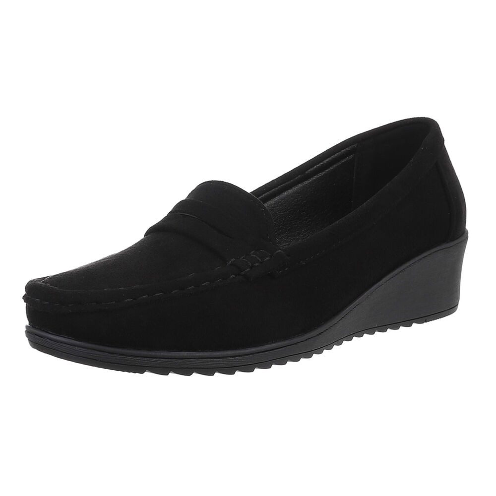 Elegante Mokassins mit Keilabsatz für vielseitige Anlässe Slipper