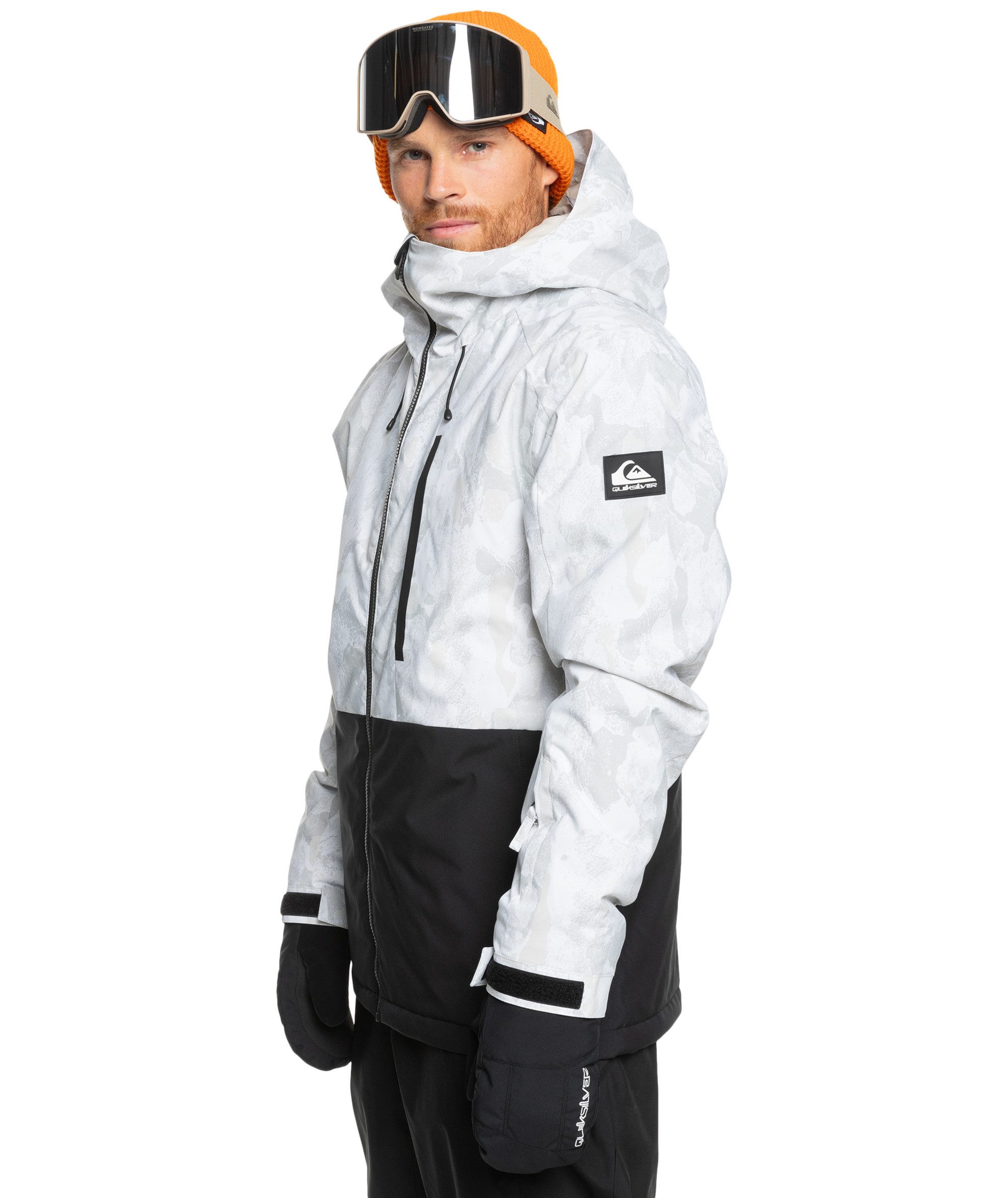 Quiksilver Outdoorjacke MISHORT SLEEVEION PRINTED BLOCK JK aus Polyester, in den Größen S bis XXL