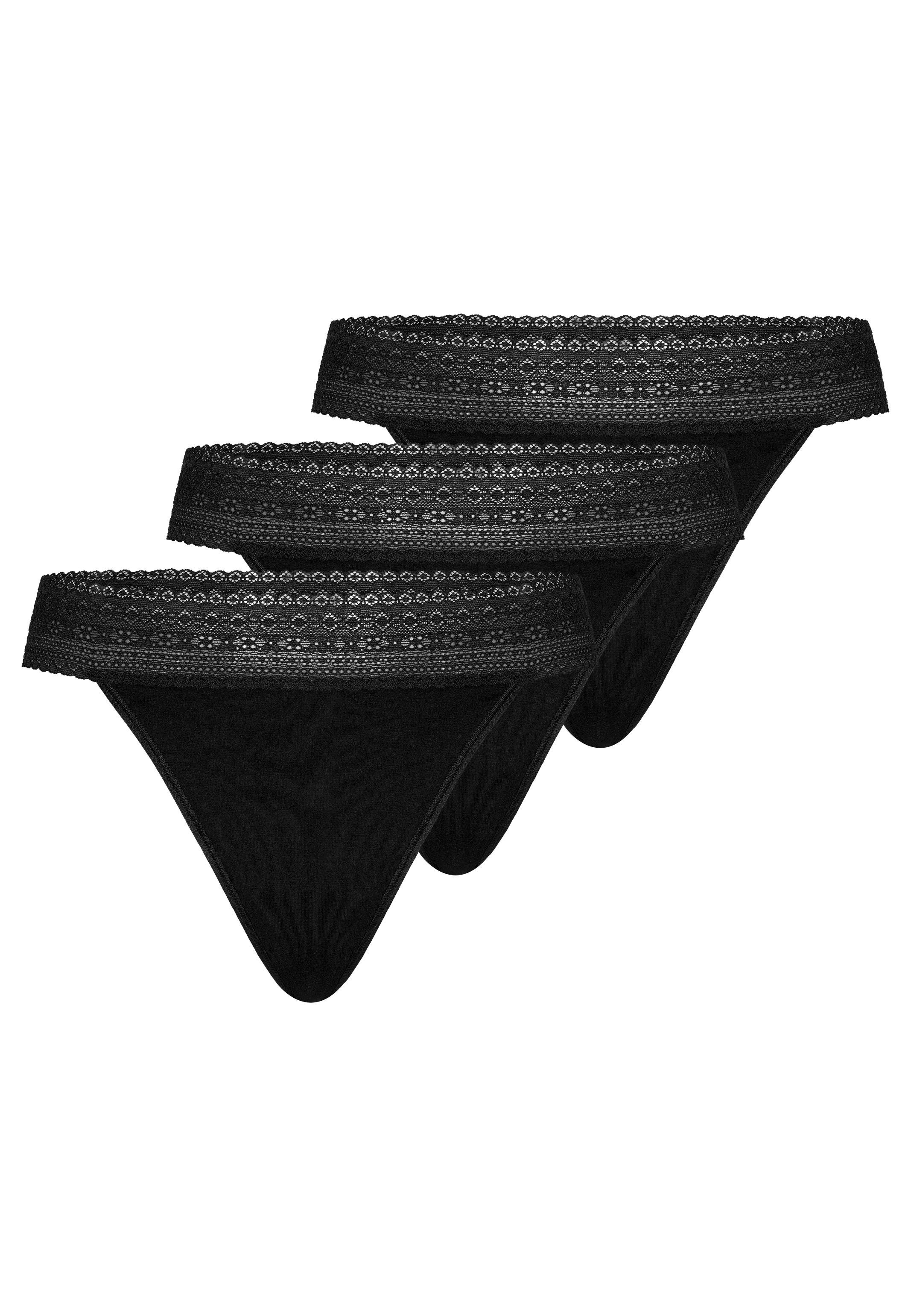 T-String 3er Pack Modal Lace