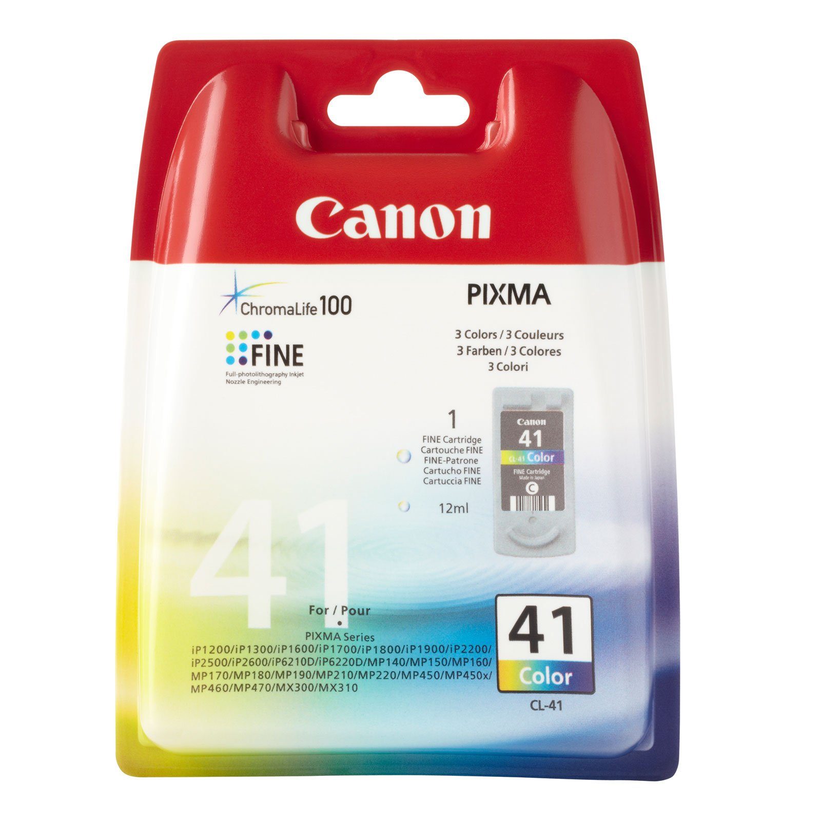 PIXMA Tintenpatrone CL-41 mit iP1600) Canon (Kompatibel