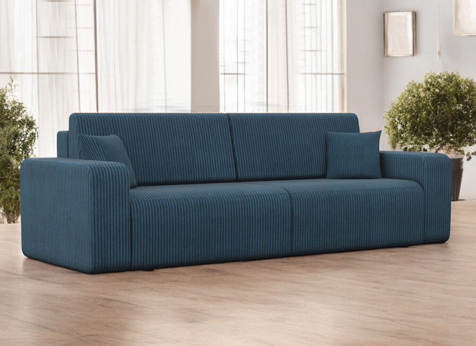 Compleo Schlafsofa mit Bettkasten Cordstoff LAGA günstig online kaufen