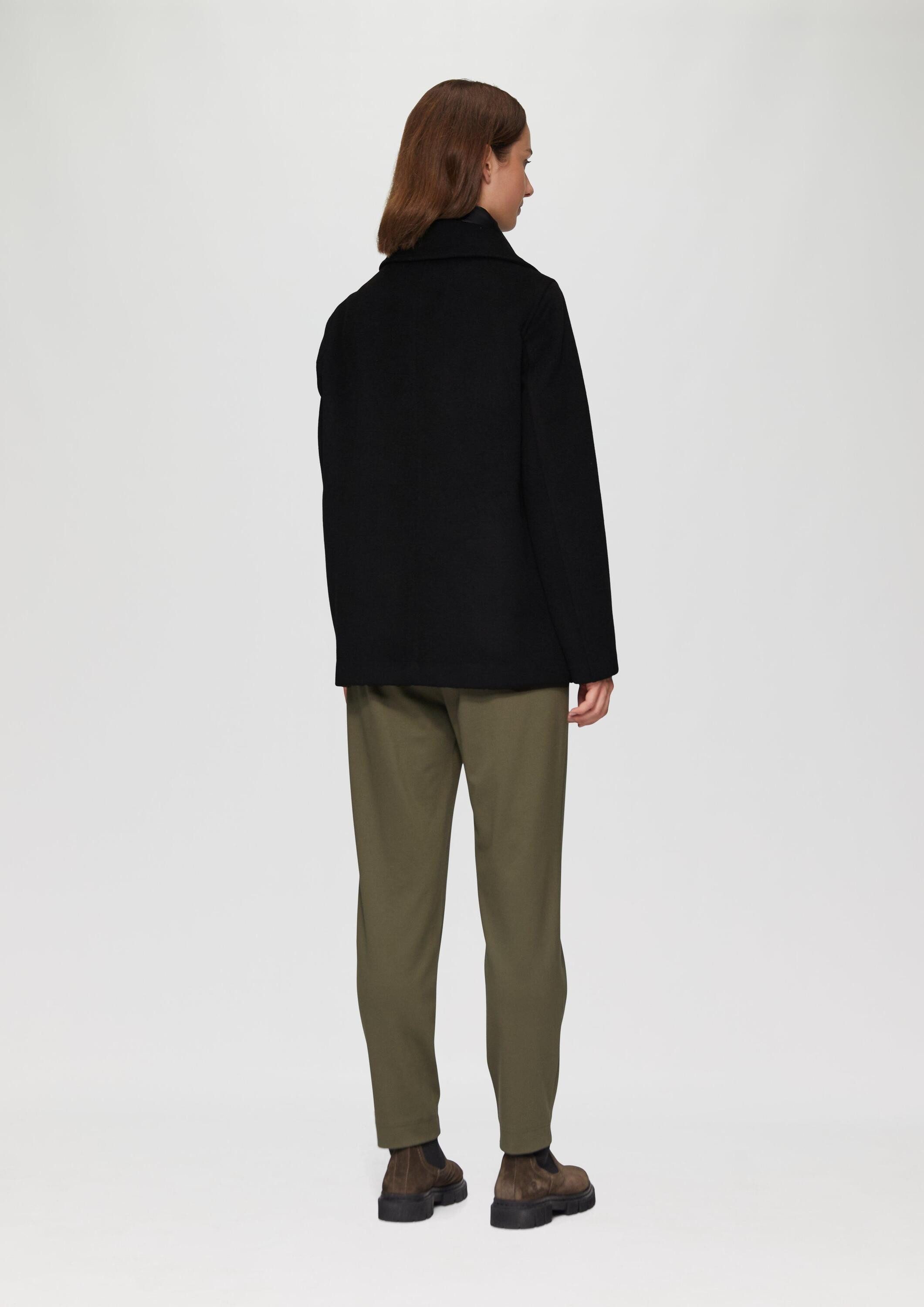 s.Oliver Funktionsjacke Outdoor-Jacke Cabanjacke im Materialmix mit herausnehmbarem Einsatz