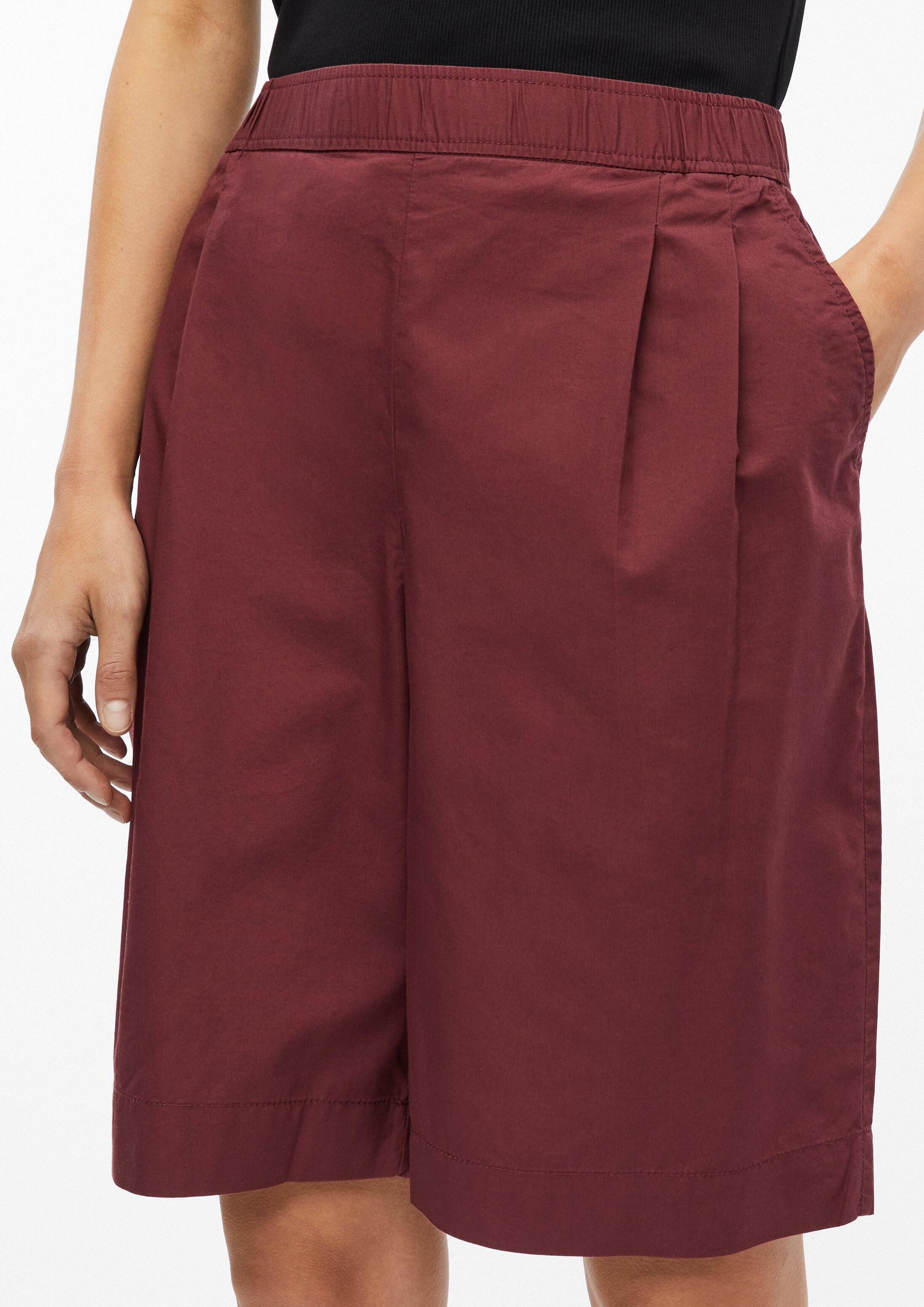 s.Oliver Shorts Hose Bermudahose aus Popeline mit Falten – Bild 4 von 5