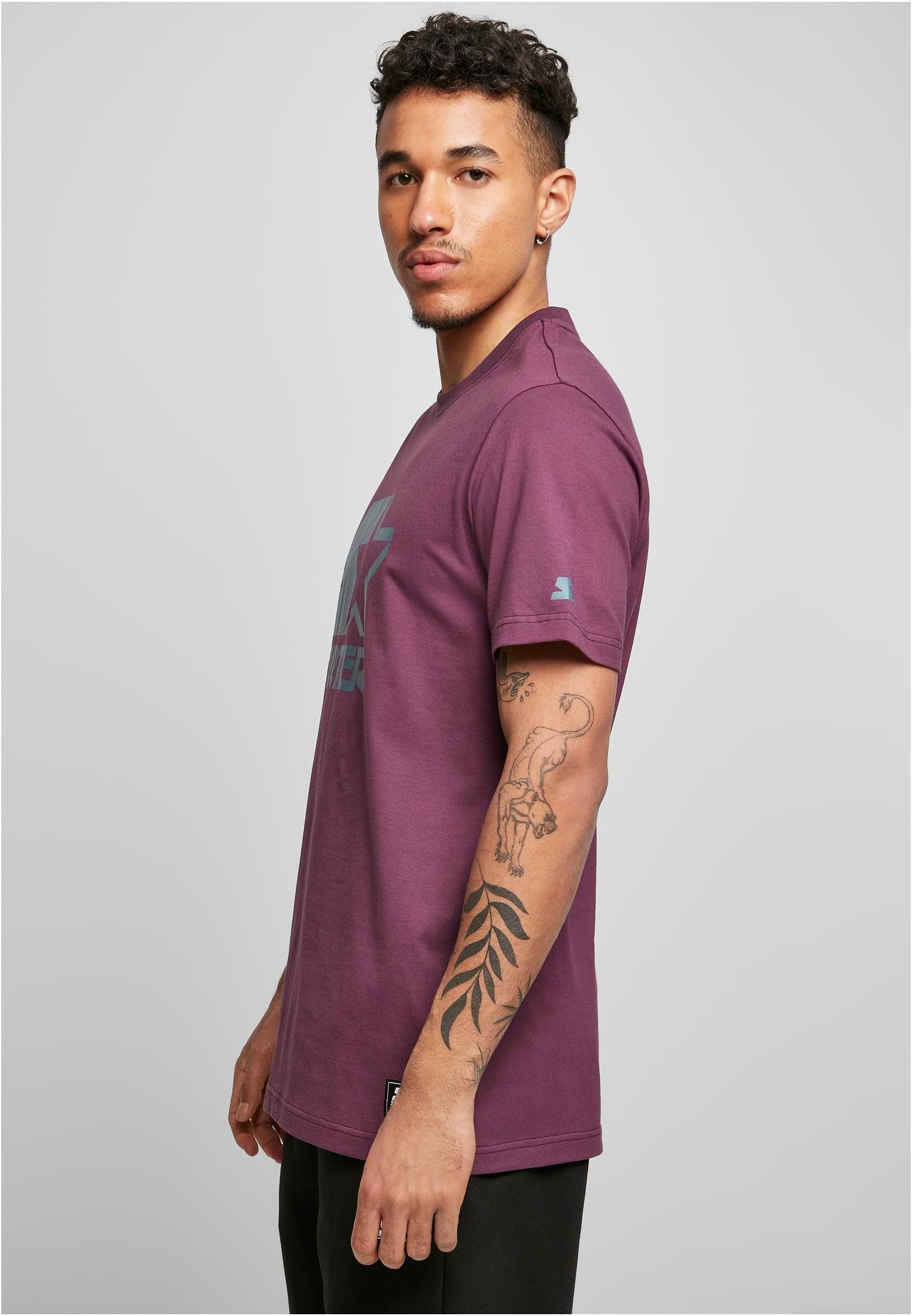 Logo Starter Herren darkviolet Tee (1-tlg) T-Shirt Starter