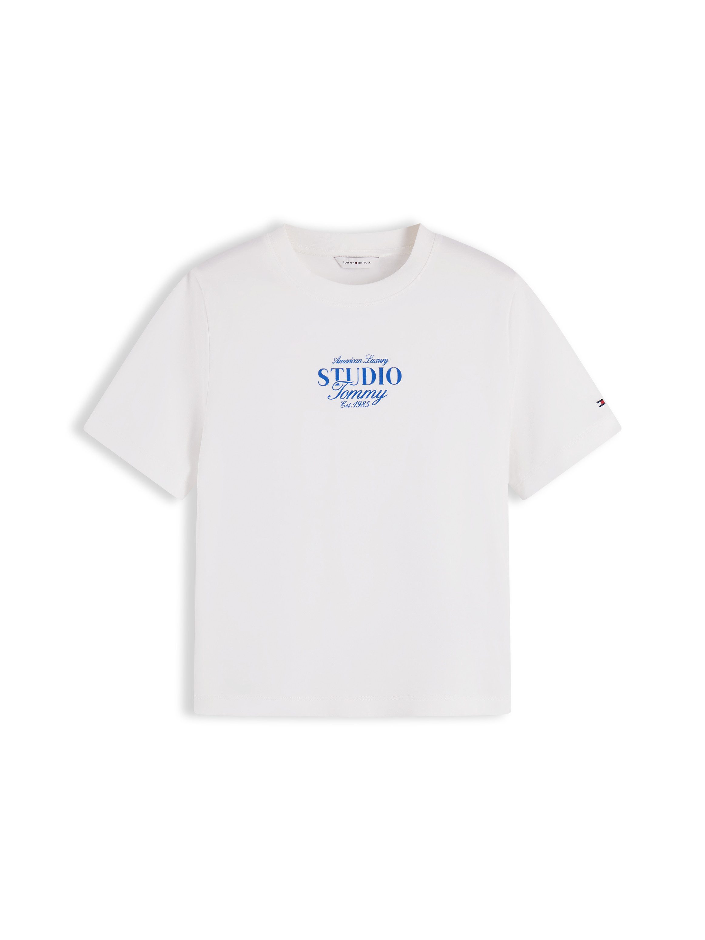 Tommy Hilfiger T-Shirt STUDIO TOMMY REG C-NK S/S TSHIRT Baumwolle, regular fit – Bild 5 von 5