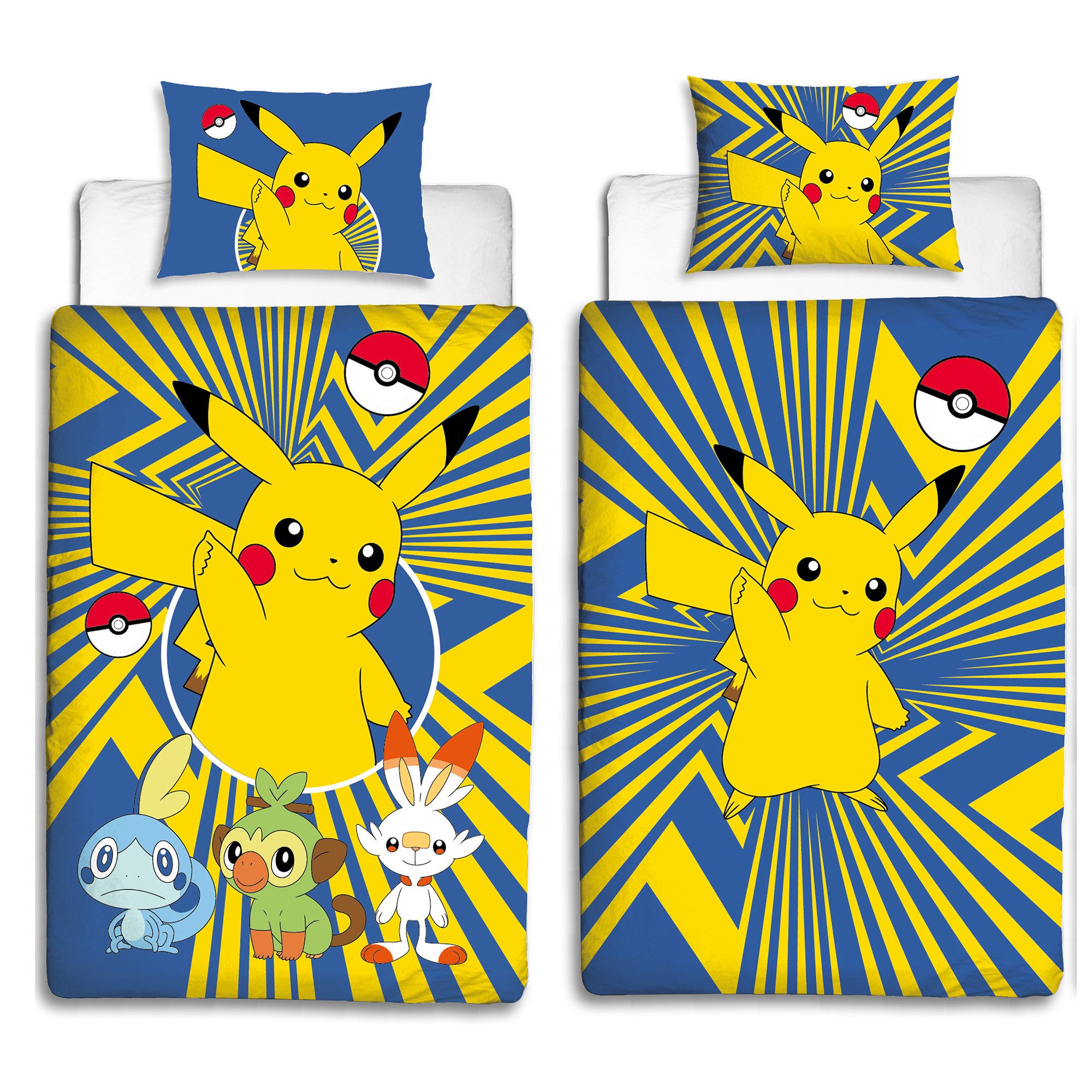 BERONAGE Kinderbettwäsche Pokémon Pikatchu Go Bettwäsche günstig online kaufen