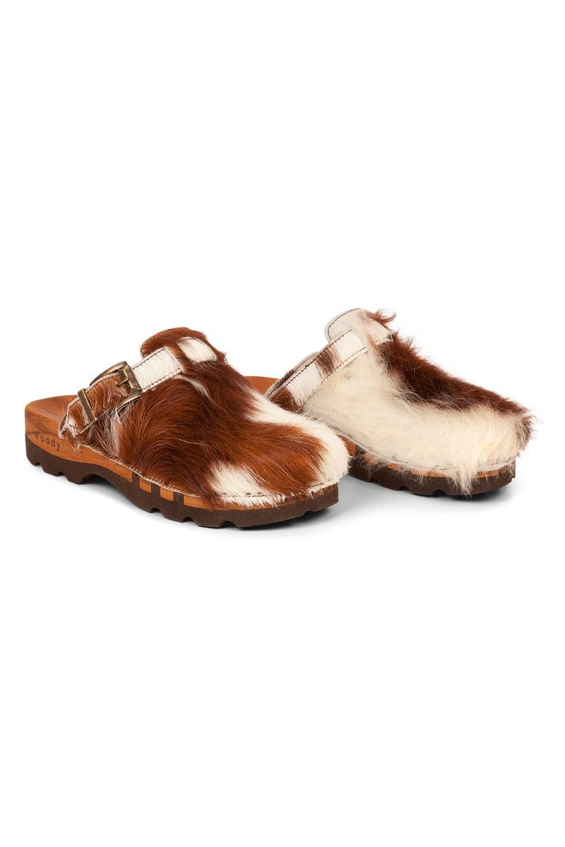 woody GmbH Kuhfell Clogs - LUKAS FELL - kuhfell Sneaker