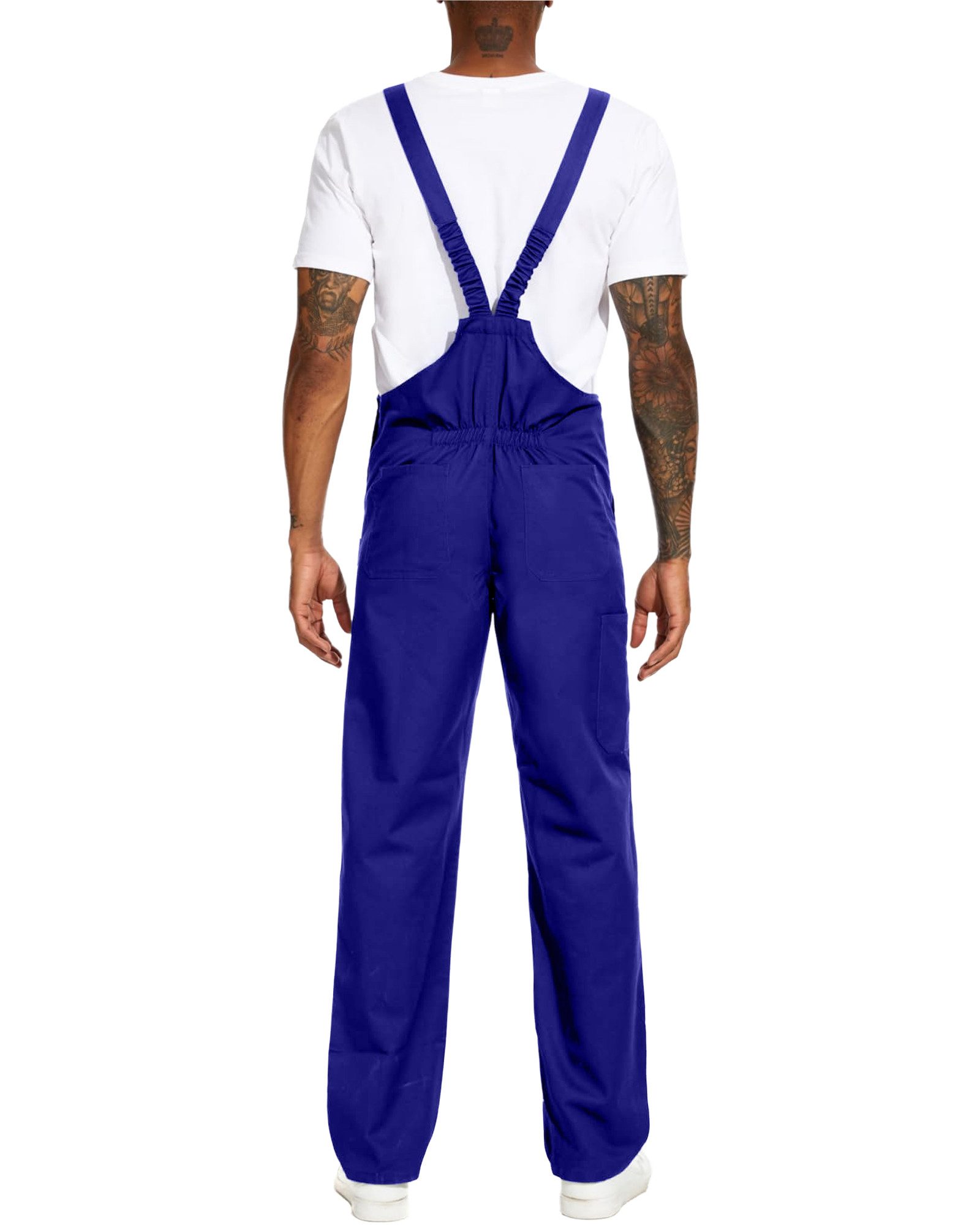 WORK IDEA Arbeitslatzhose Herren Arbeitshose Herren Latzhose Multi Pocket Arbeitslatzhose (1-tlg) geeignet für Garten, Malerarbeiten und Outdoor-Einsätze