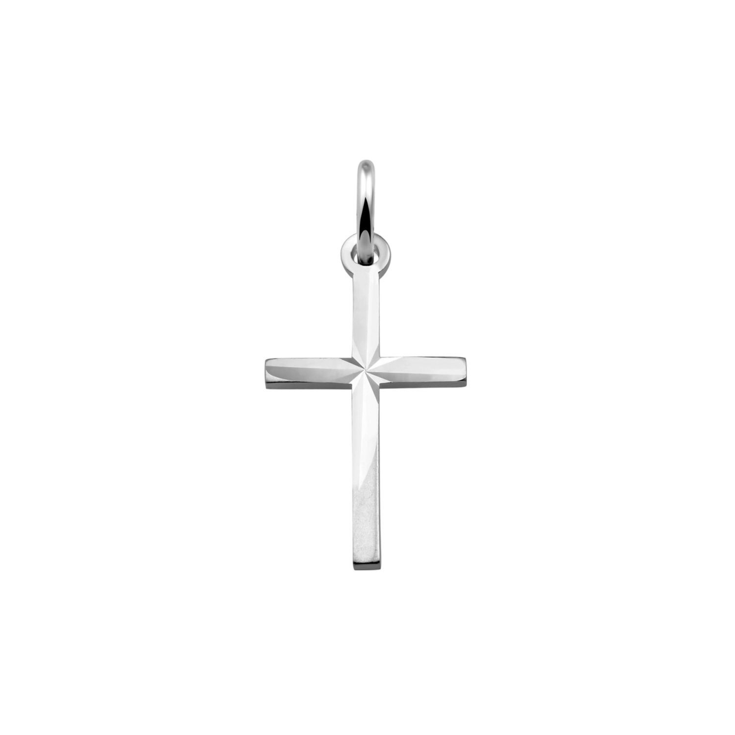 LUCARDI Kreuzanhänger Anhänger - 925 Silber - Silber - Unisex