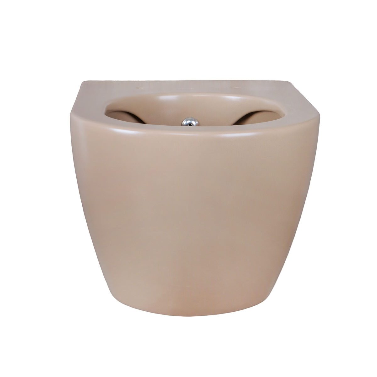 Creavit Tiefspül-WC FE322-00CM00E-0000, Hygienedusche, Kaltwasseranschluss, Spülrandlos