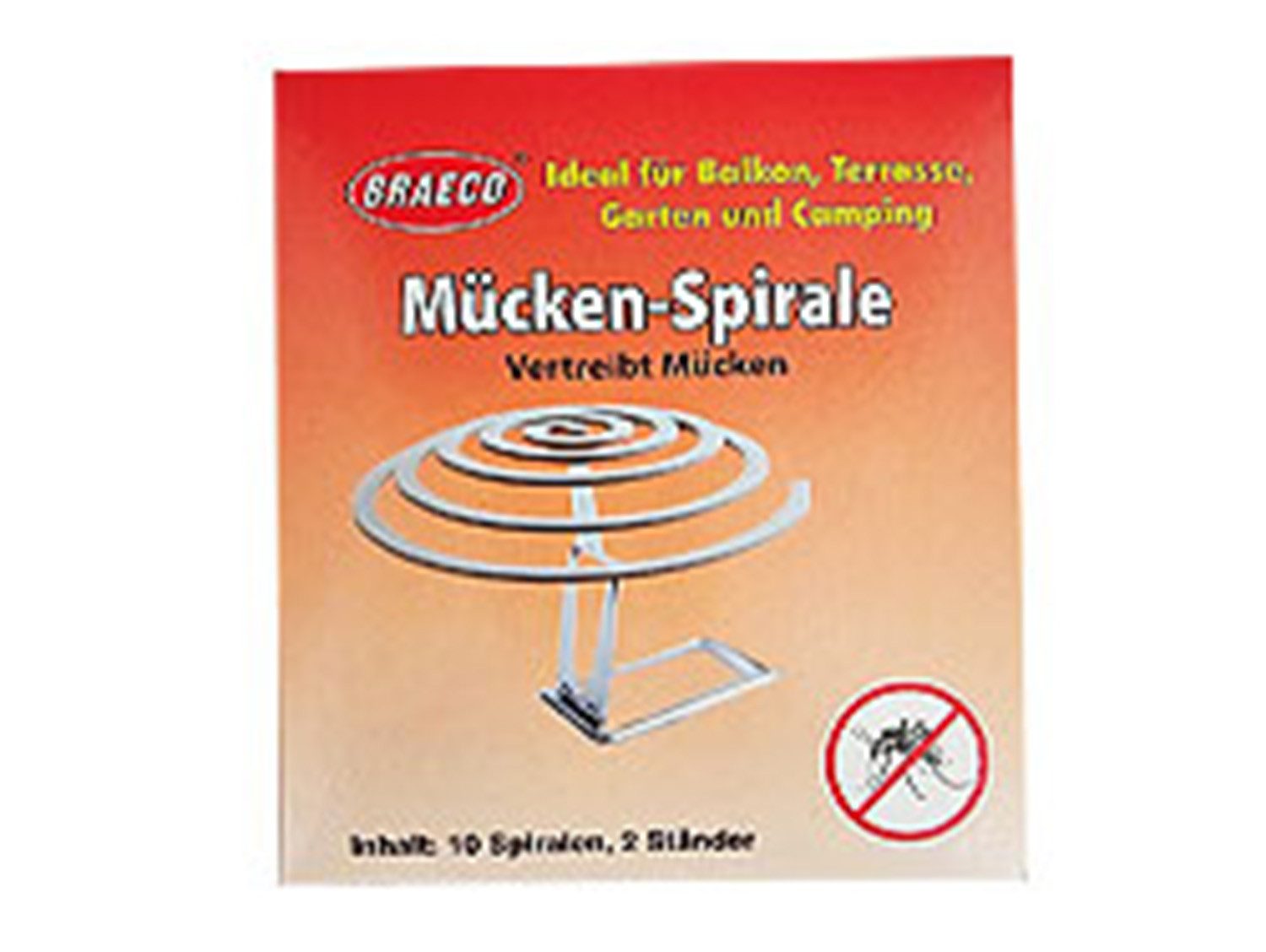 BRAECO Insektenvernichter 40 Anti Mücken-Spirale Mückenabwehrspirale, Insektenschutz Räucherspirale Mückenschutz Spiralen Halter Outdoor