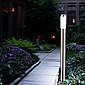 etc-shop LED Außen-Stehlampe, 2er Set LED 7 Watt Energie Strom Outdoor Verteiler 2-Fach Steckdosen Edelstahl, Bild 10