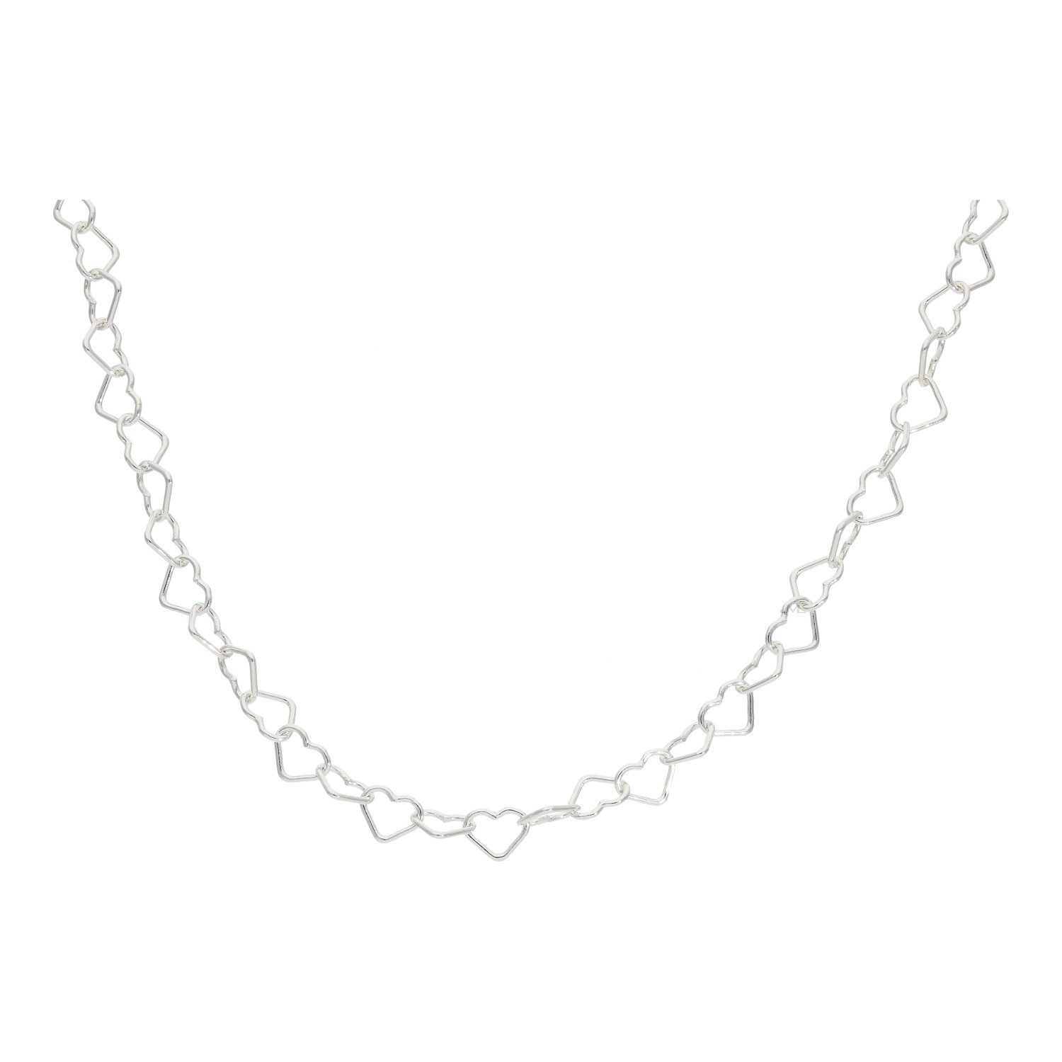 Silberkette Silberkette 925 Damen Herz Made in Germany JL50-05-0092 JuwelmaLux