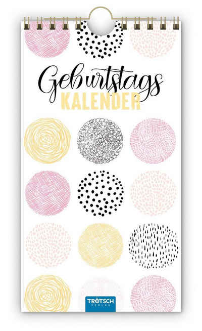 Trötsch Verlag Terminkalender Trötsch Geburtstagskalender Glamour