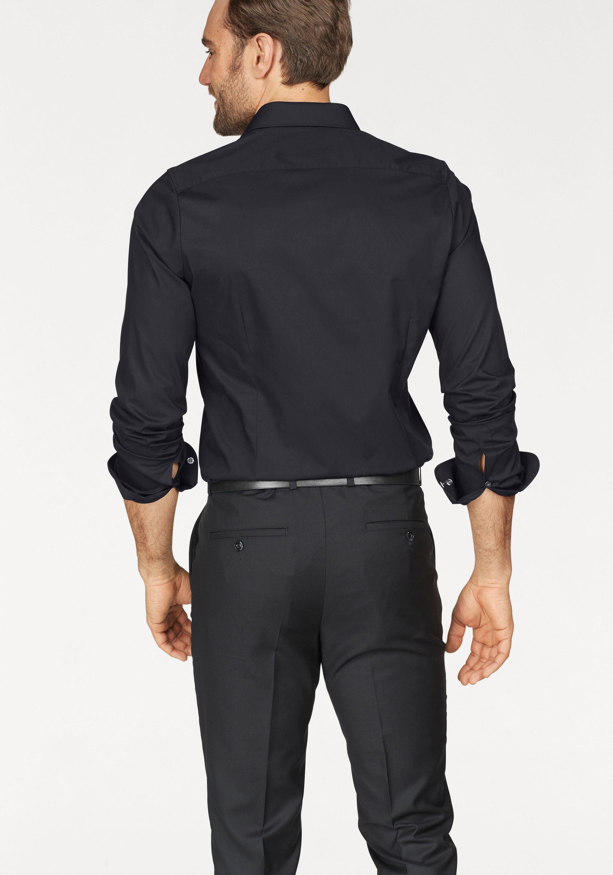 OLYMP Businesshemd Level Five body fit mit extra langem Ärmel – Bild 2 von 5