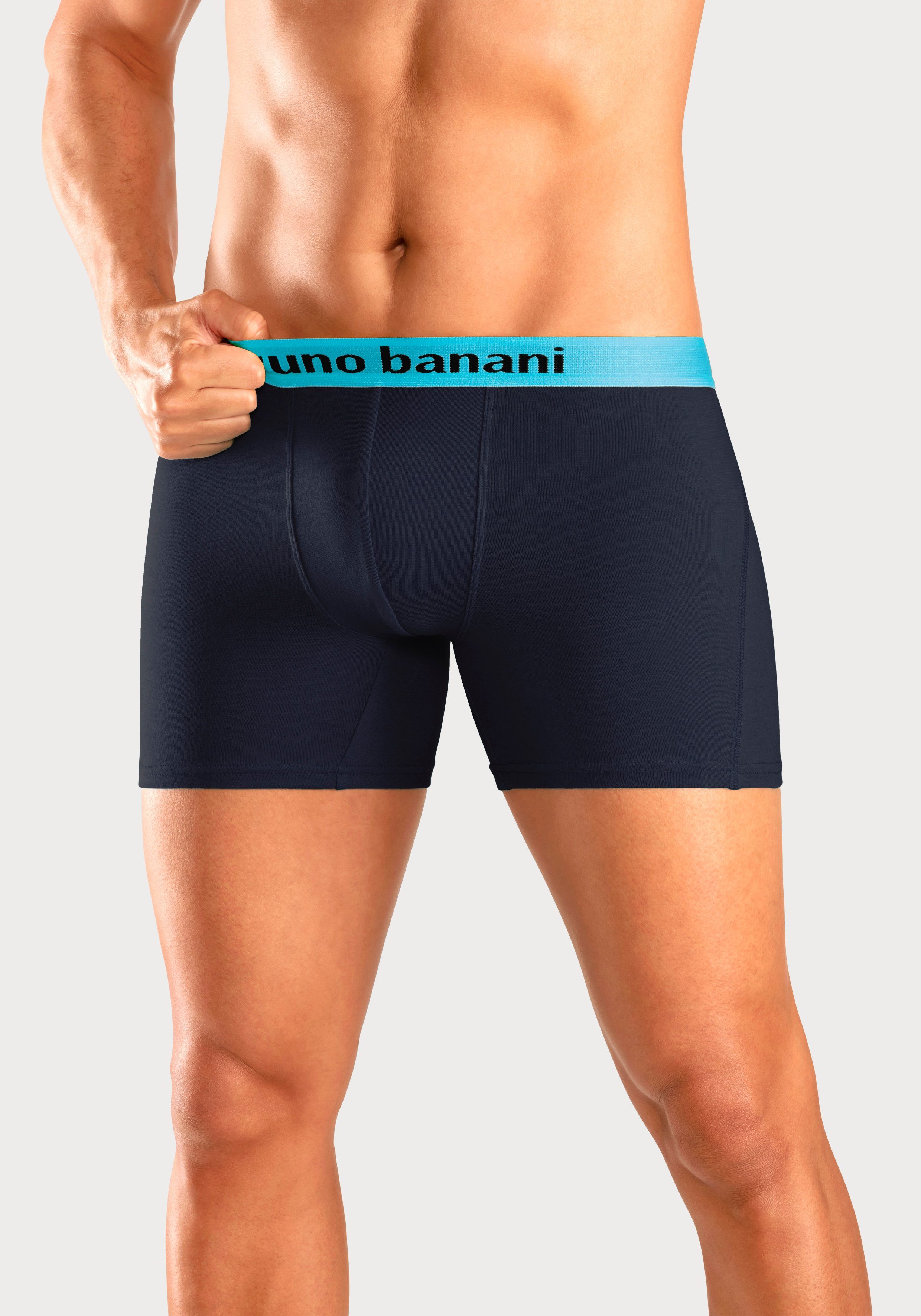 Bruno Banani Boxer "Boxershorts für Herren", (Packung, 4 St.), mit längerem günstig online kaufen