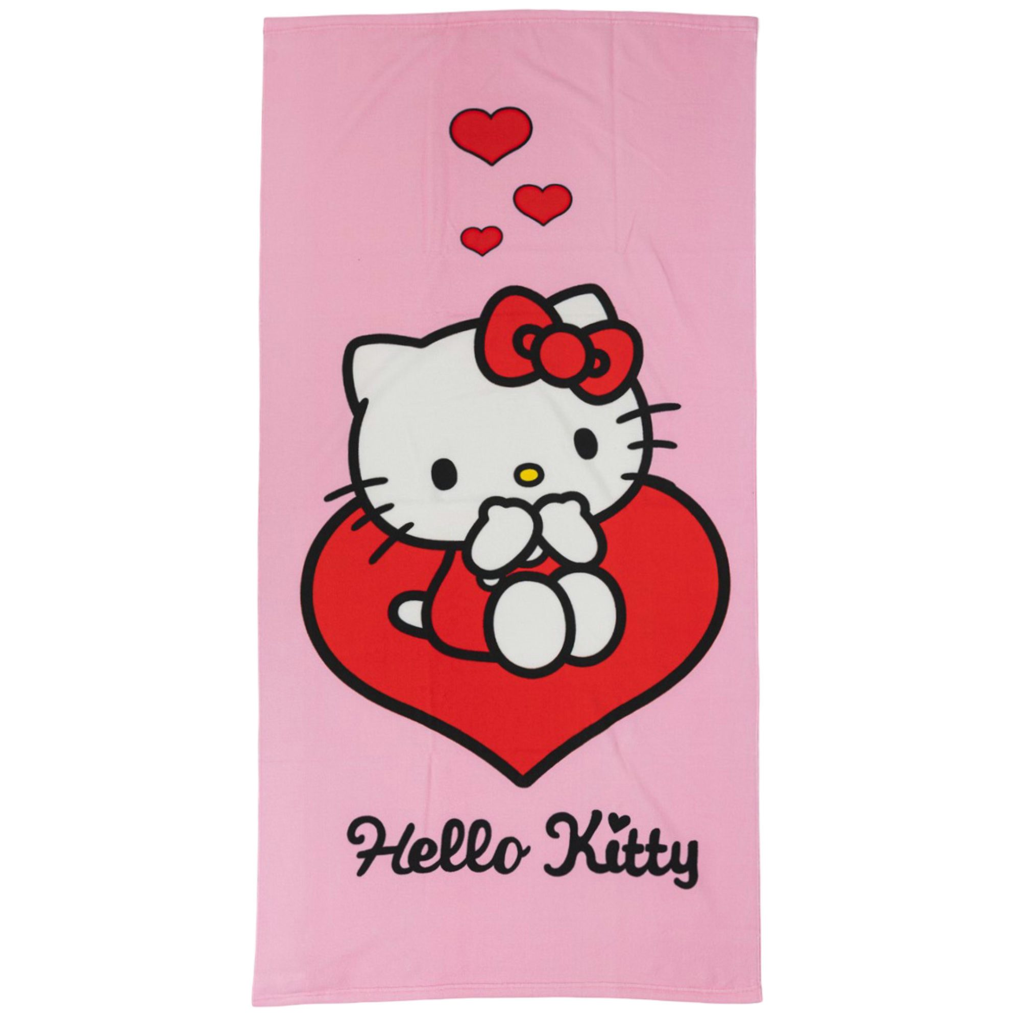 Hello Kitty Strandtuch Hello Kitty Kinder Mikrofaser Strandtuch Badetuch 70x140 cm