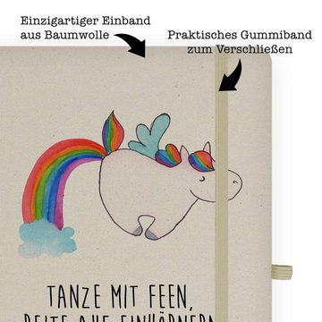 Mr. & Mrs. Panda Notizbuch Einhorn Pegasus - Transparent - Geschenk, Glitzer, Spielen, Notizen, Mr. & Mrs. Panda, Naturbelassenes Papier