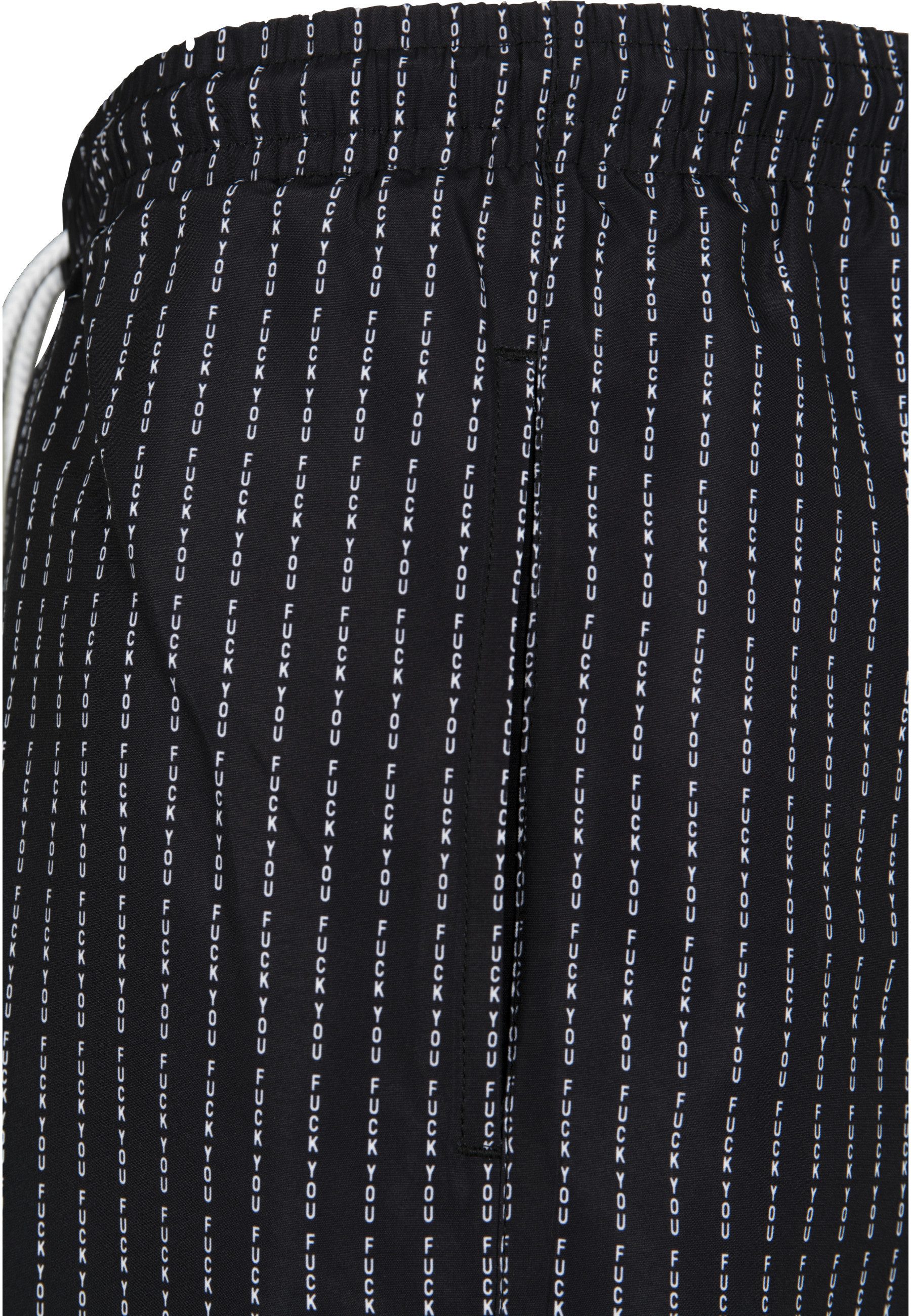 MisterTee Badeshorts MisterTee Herren FuckYou Swimshorts