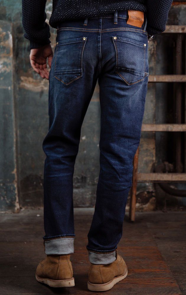 Freeman T. Porter Straight-Jeans »Jimmy stretch Denim Dark Vintage« online  kaufen | OTTO