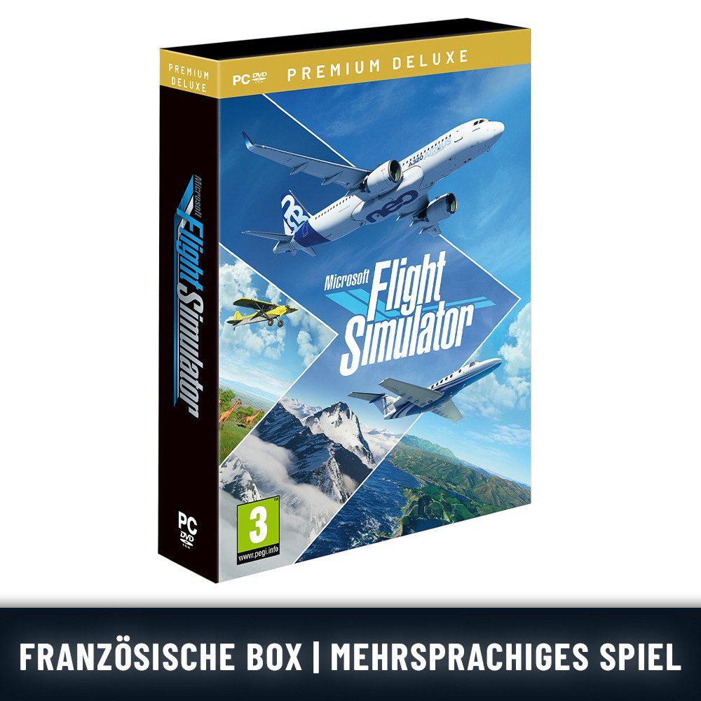 Microsoft Flight Simulator 2020 Premium Deluxe Edition, Französische Box (FR) – Mehrsprachig spielbar