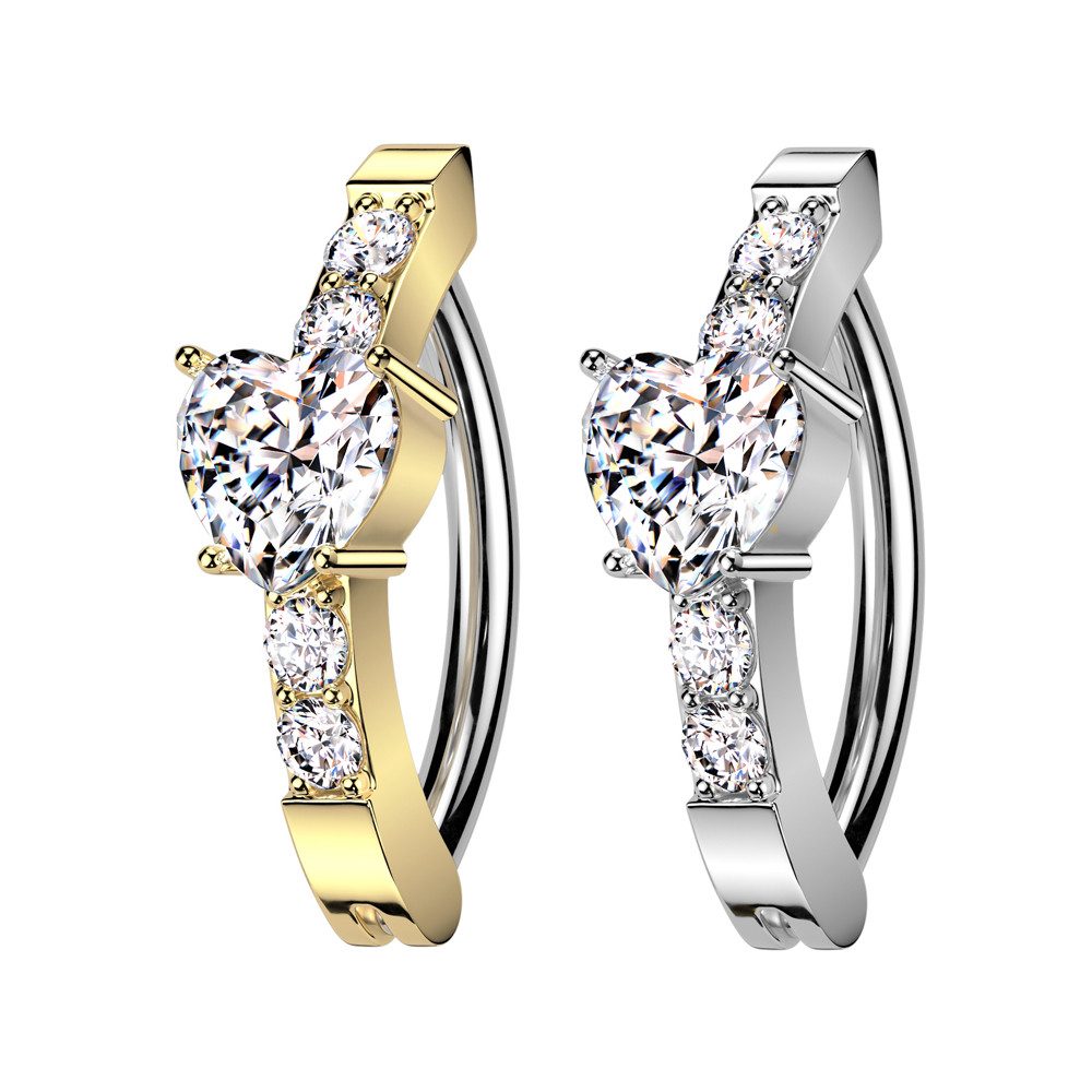 Taffstyle Bauchnabelpiercing Bauchnabelpiercing Clicker Bauchnabel Ring Kri günstig online kaufen