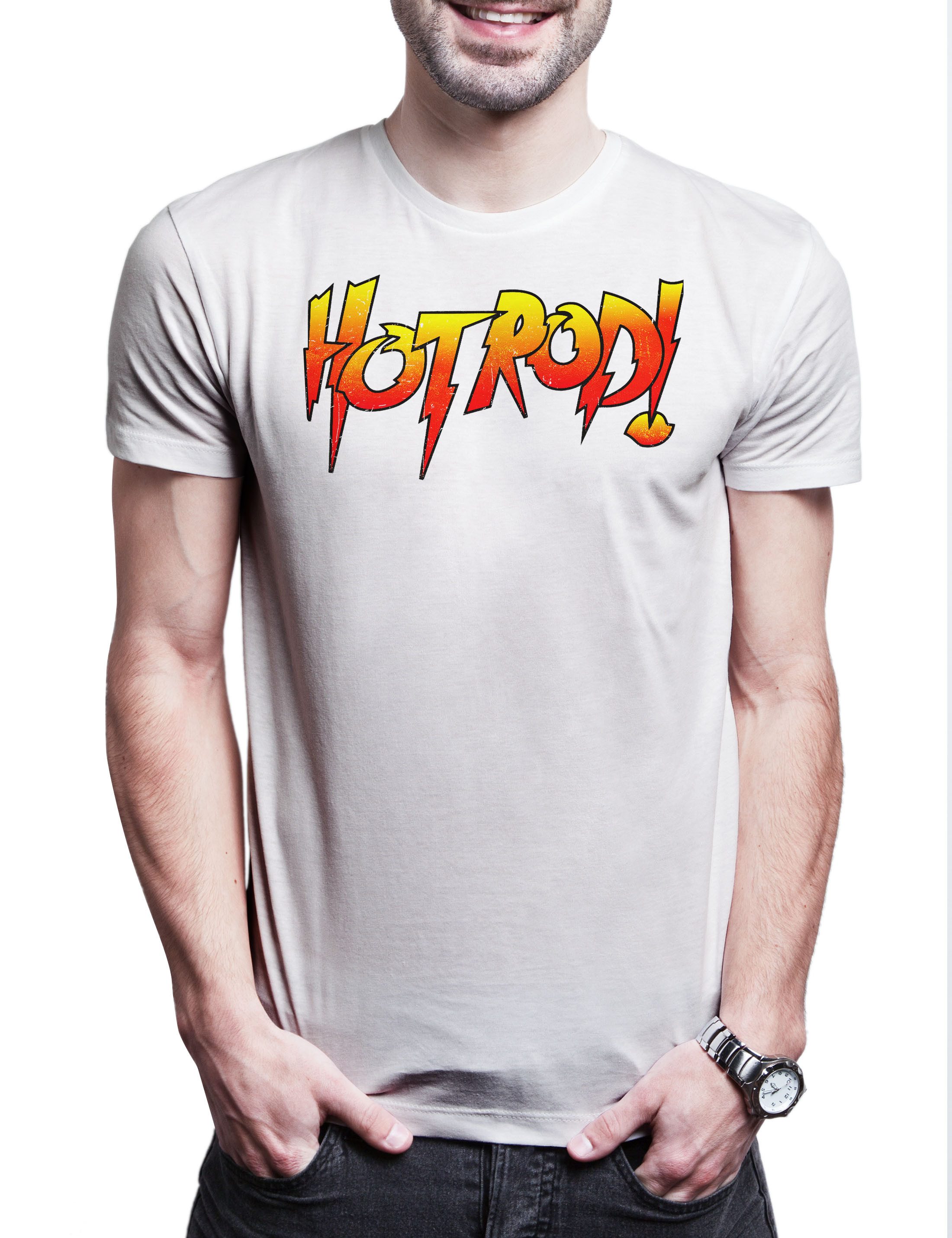 Print-Shirt Hotrod ! Herren T-Shirt Hot Shirt Rowdy Rod Roddy Classic 80s Piper