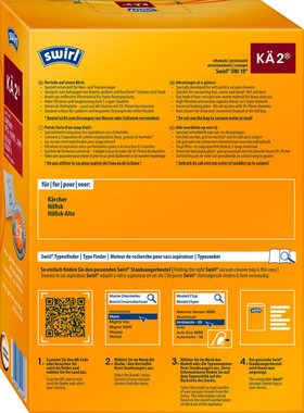 Swirl Staubsaugerbeutel KÄ 2®, 3 St., Staubsaugerbeutel für Kärcher & Nilfisk Nass- und Trockensauger