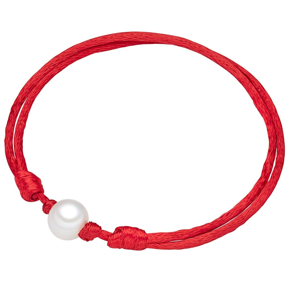 Pearls Armband rot, aus Valero Süßwasser-Zuchtperlen