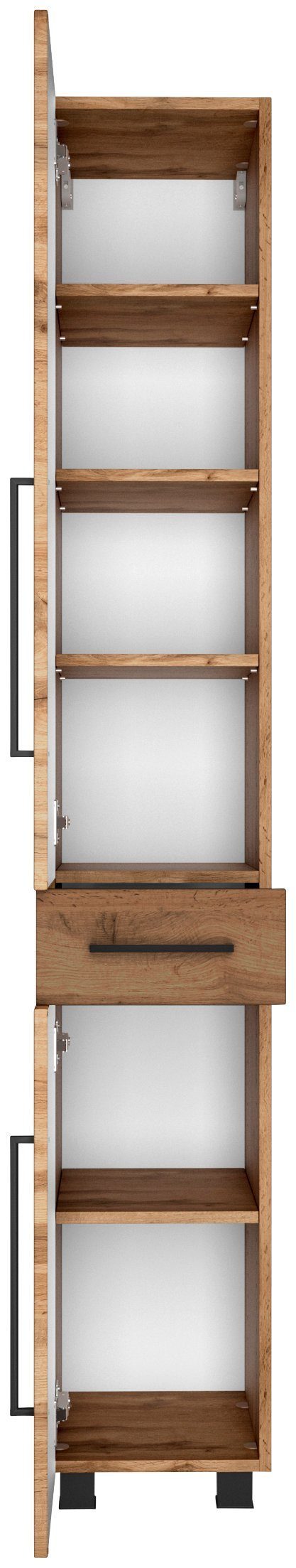 und mit Softclose-Funktion Luena Breite Seitenschrank HELD 30 cm, Metall-Auszug MÖBEL