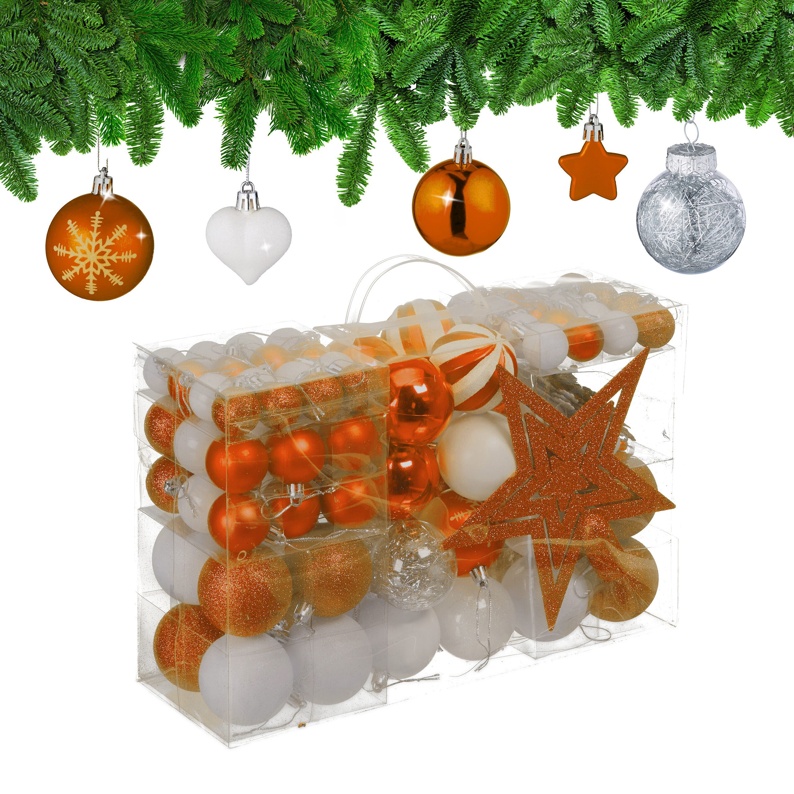 Weihnachtsbaumkugel Weihnachtskugeln im 101er Set