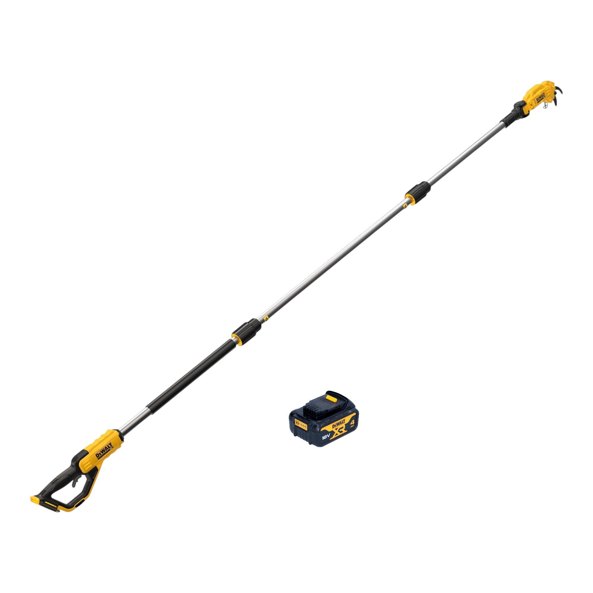 DeWalt Akku-Astschere DCMPP 569 N 18 V 38 mm + 1x Akku 4,0 Ah - ohne Ladegerät