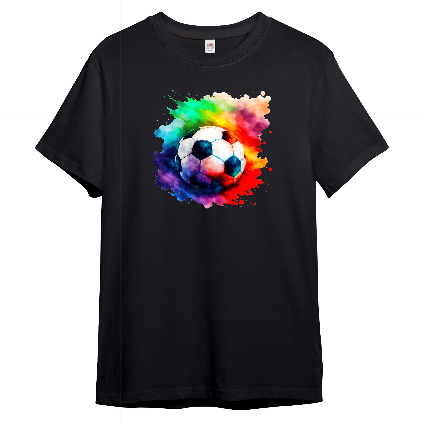PAULGOS T-Shirt Kinder T-Shirt, Bunter Fußball 1