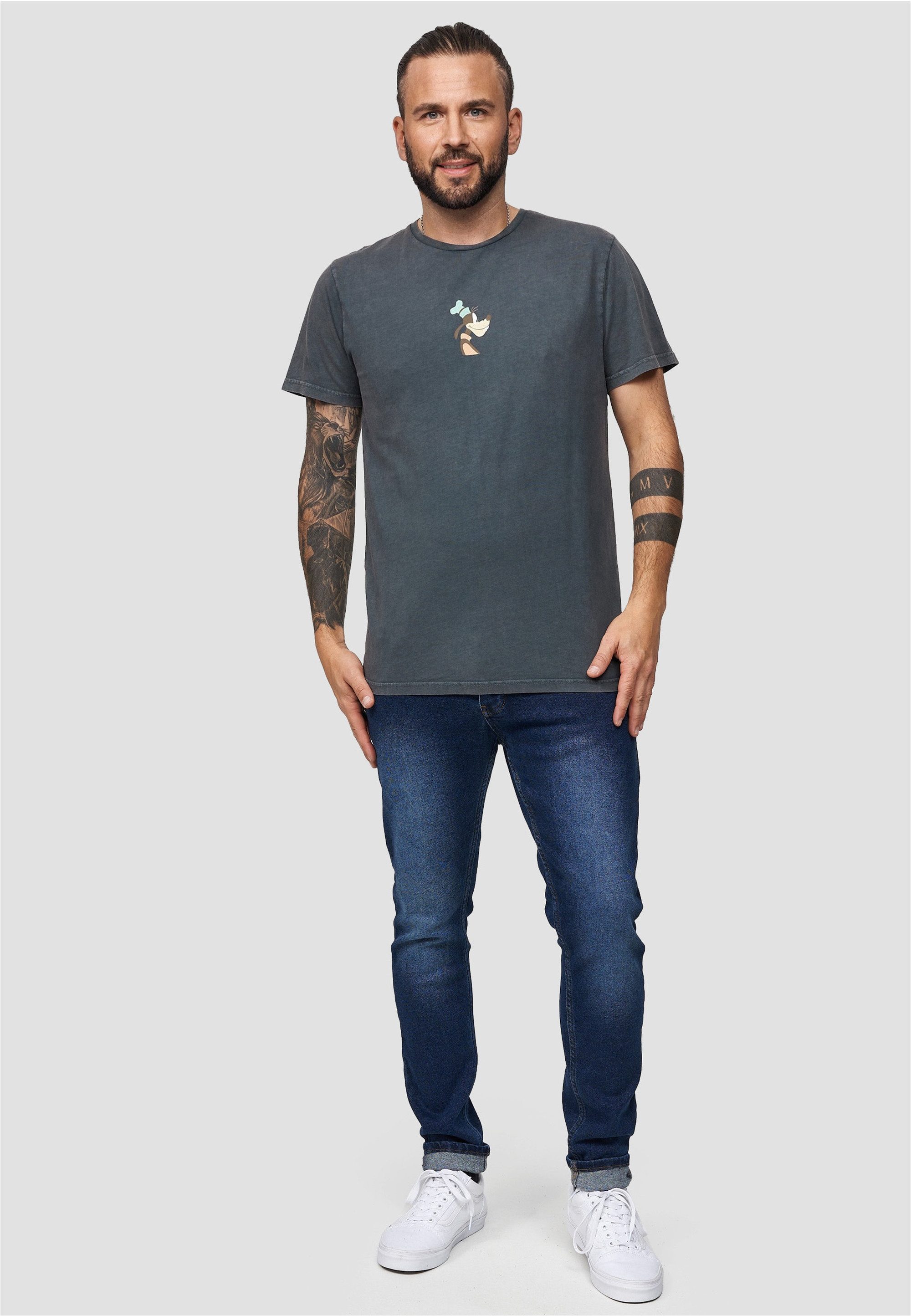 Recovered T-Shirt Disney Goofy Side Profile im zeitlosen Design