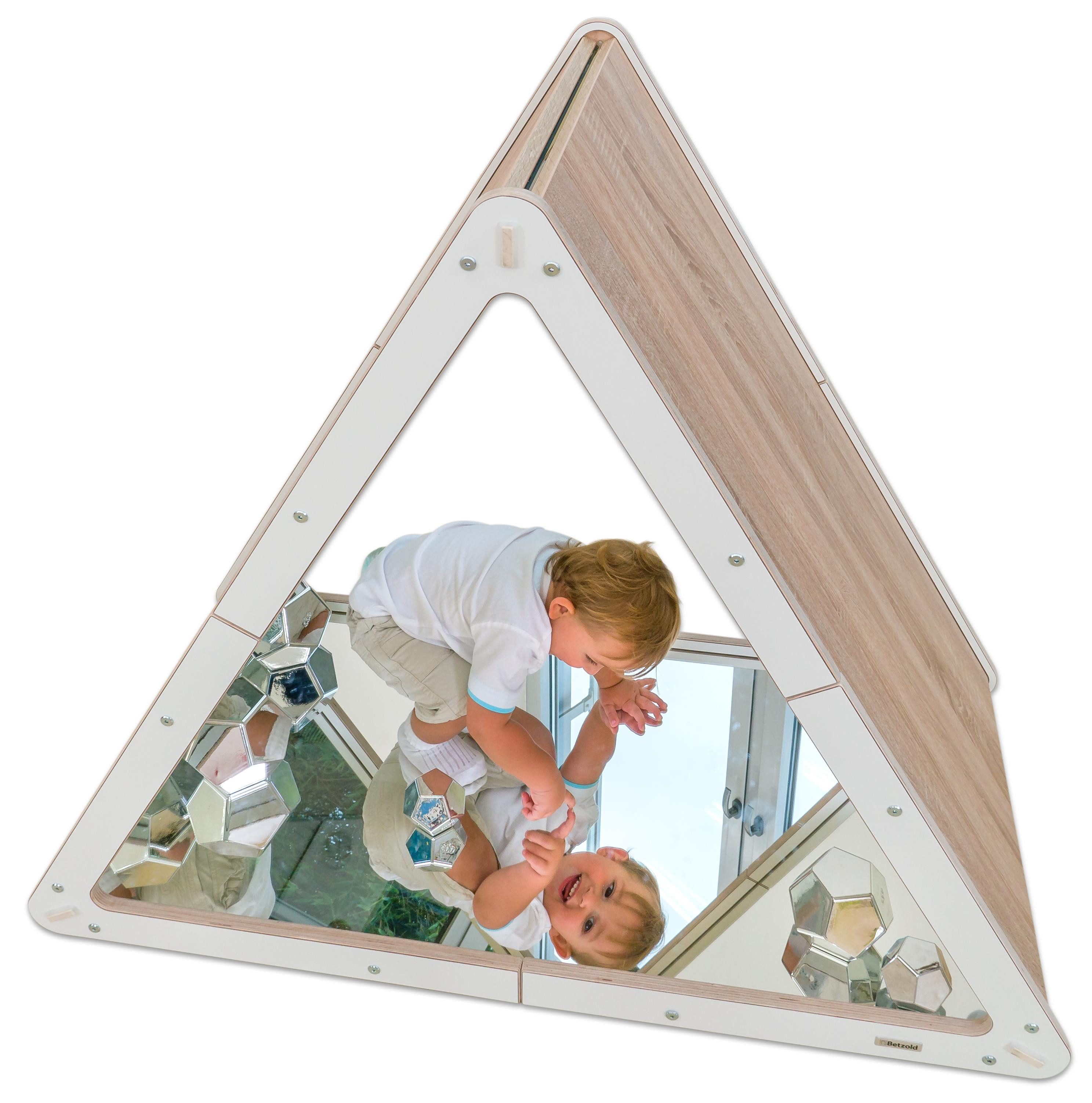 Educasa Wandspiegel Pyramidenspiegel