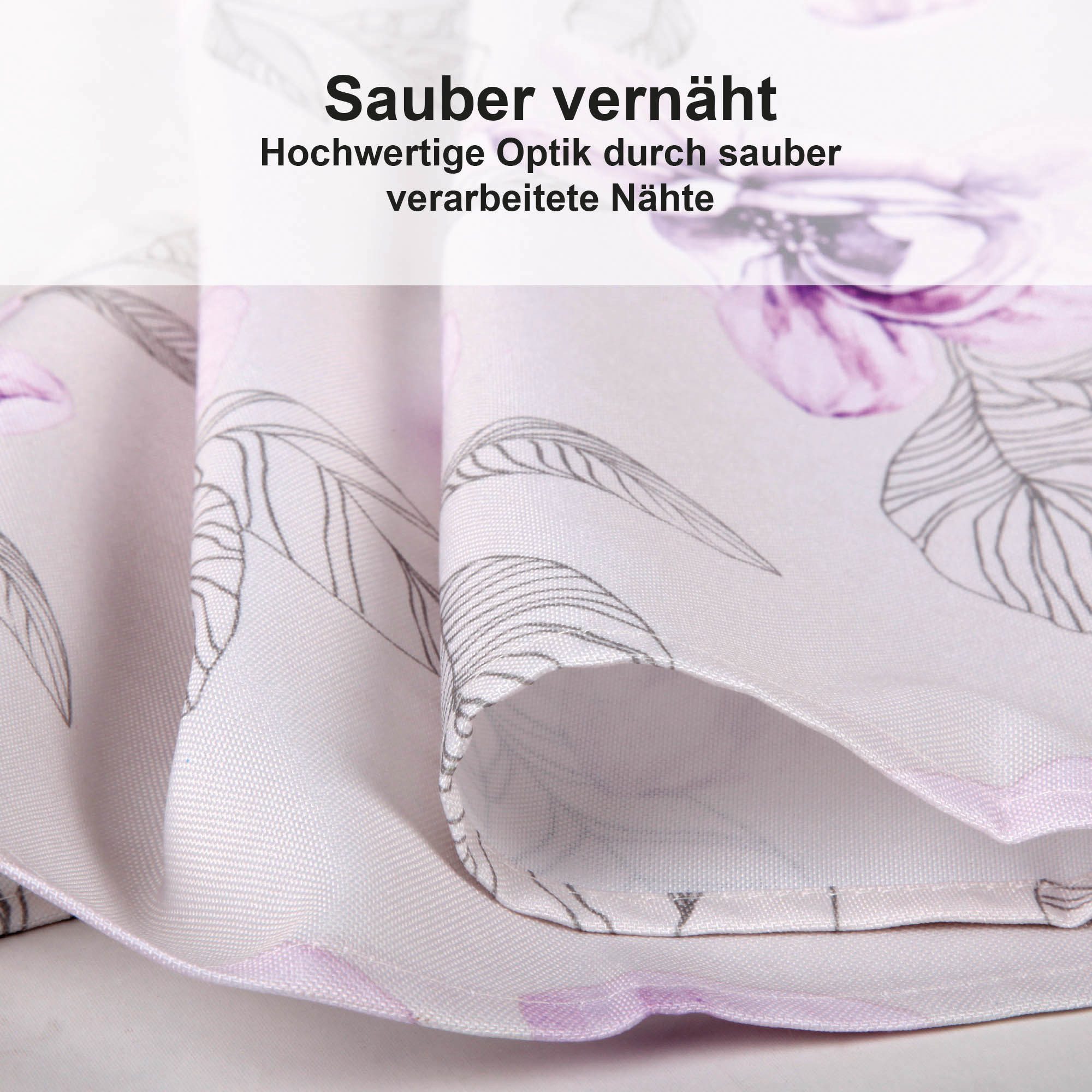 Bestlivings Tischdecke mit brillantem Druck, Decke 80x80 cm, 100% Polyester, waschmaschinen- & trocknergeeignet